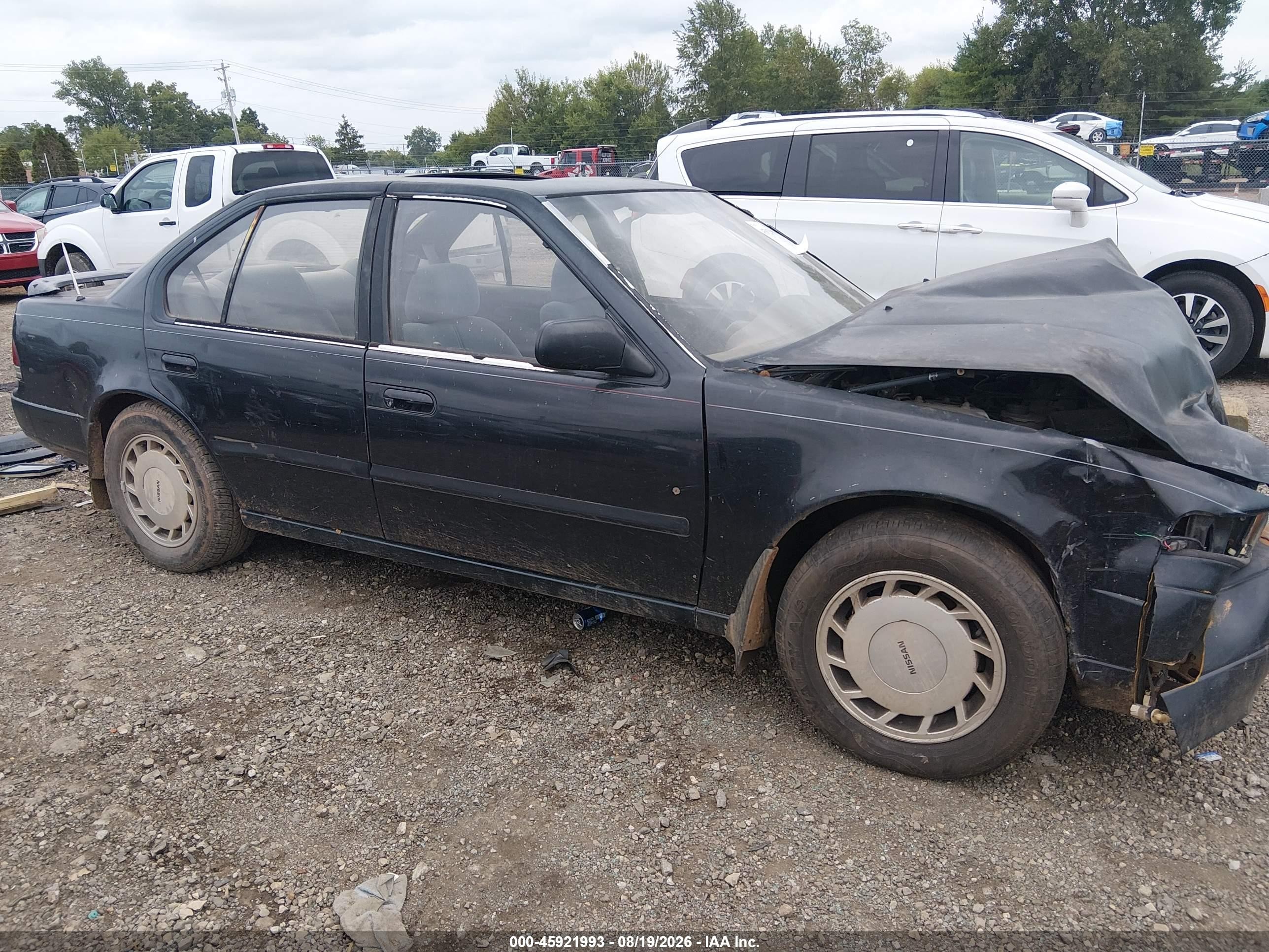 1990 Nissan Maxima   Черный vin: JN1HJ01P6LT363999