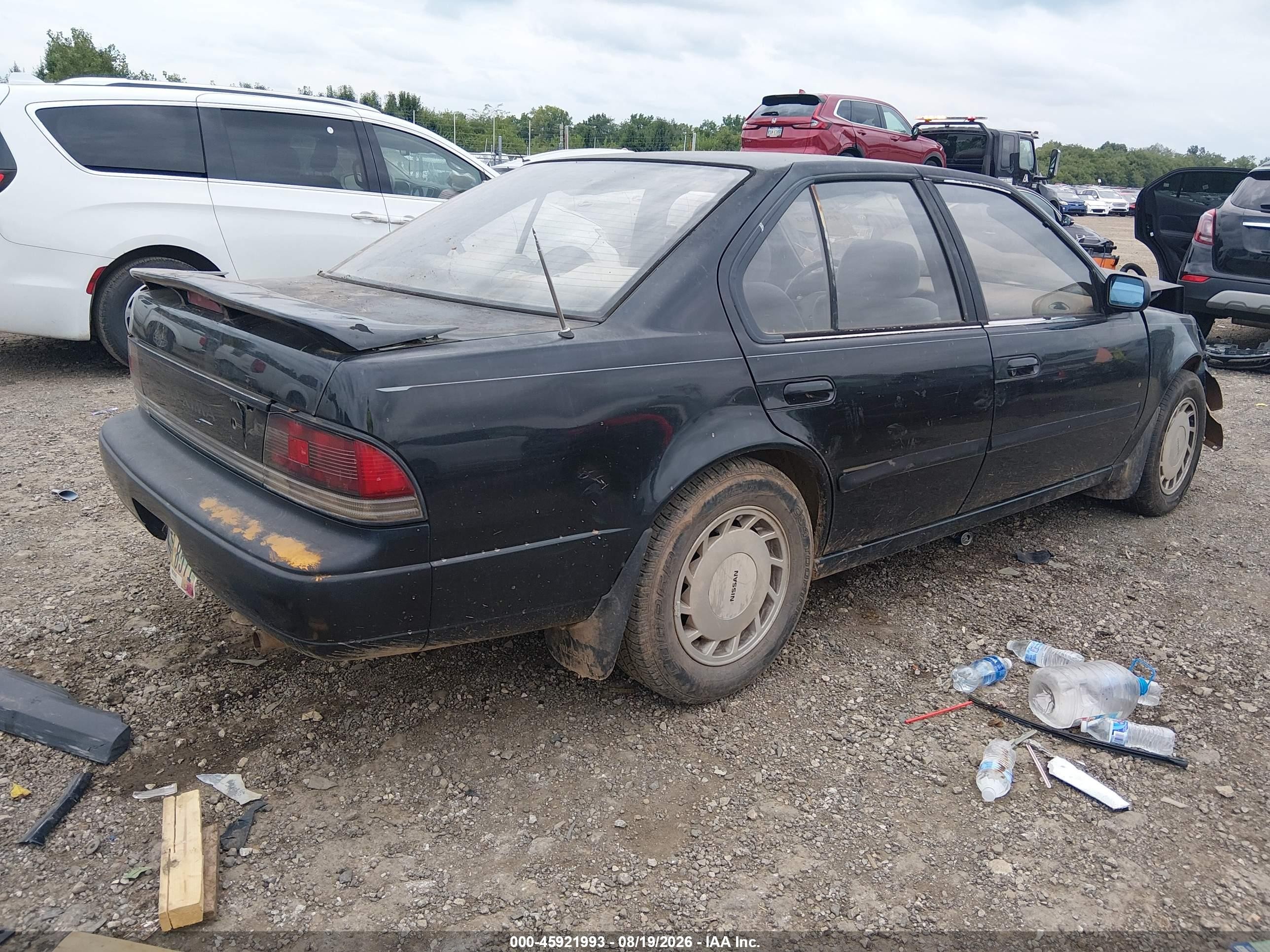 1990 Nissan Maxima   Черный vin: JN1HJ01P6LT363999