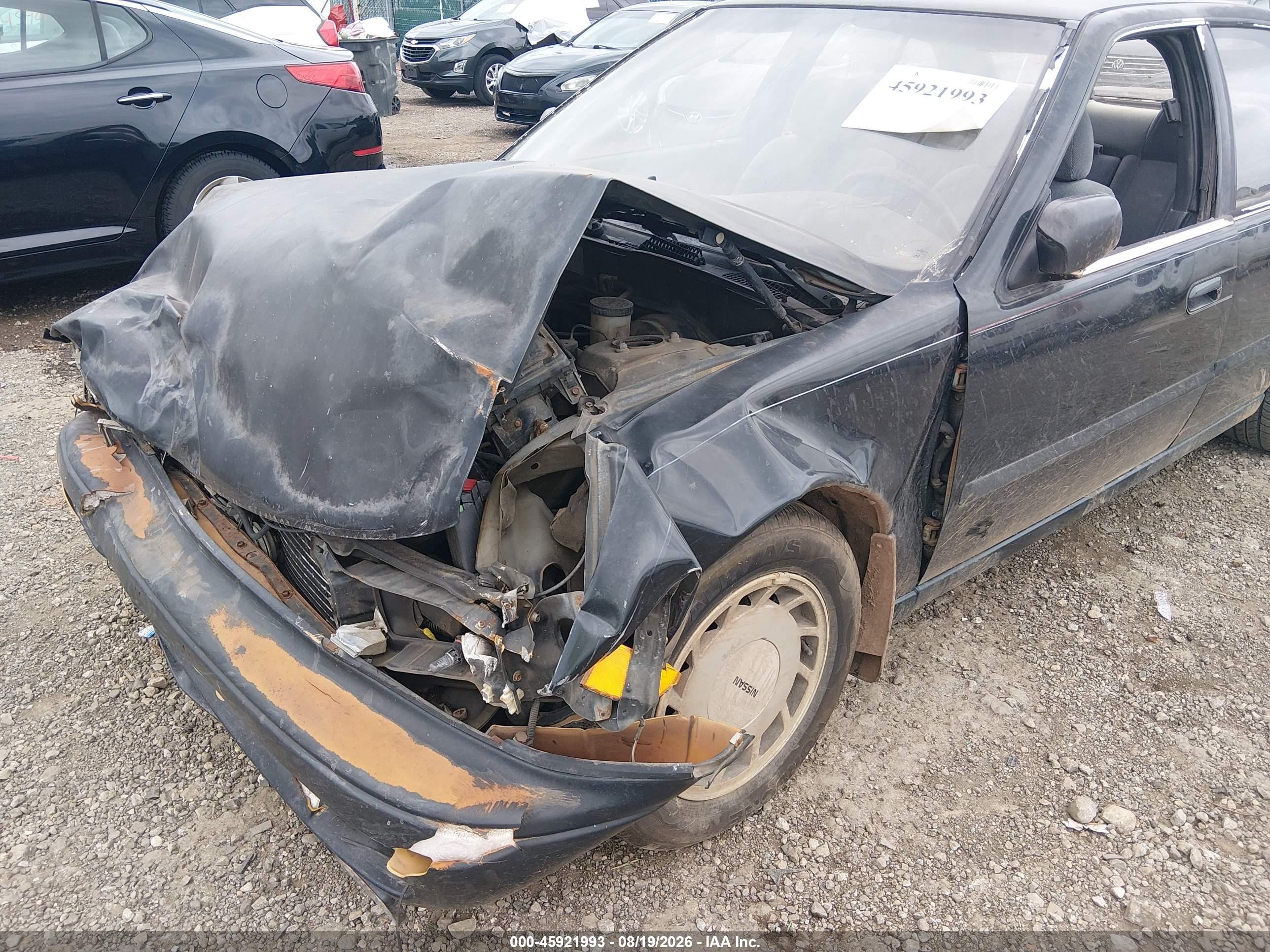 1990 Nissan Maxima   Черный vin: JN1HJ01P6LT363999