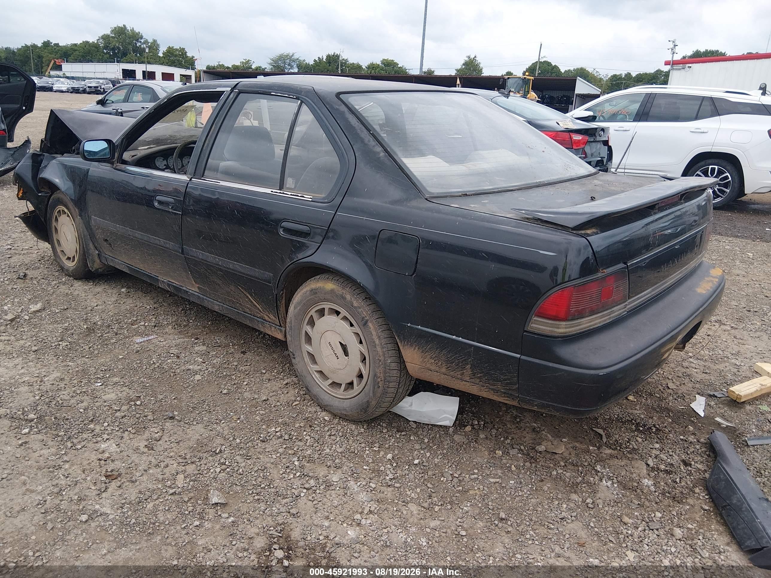 1990 Nissan Maxima   Черный vin: JN1HJ01P6LT363999