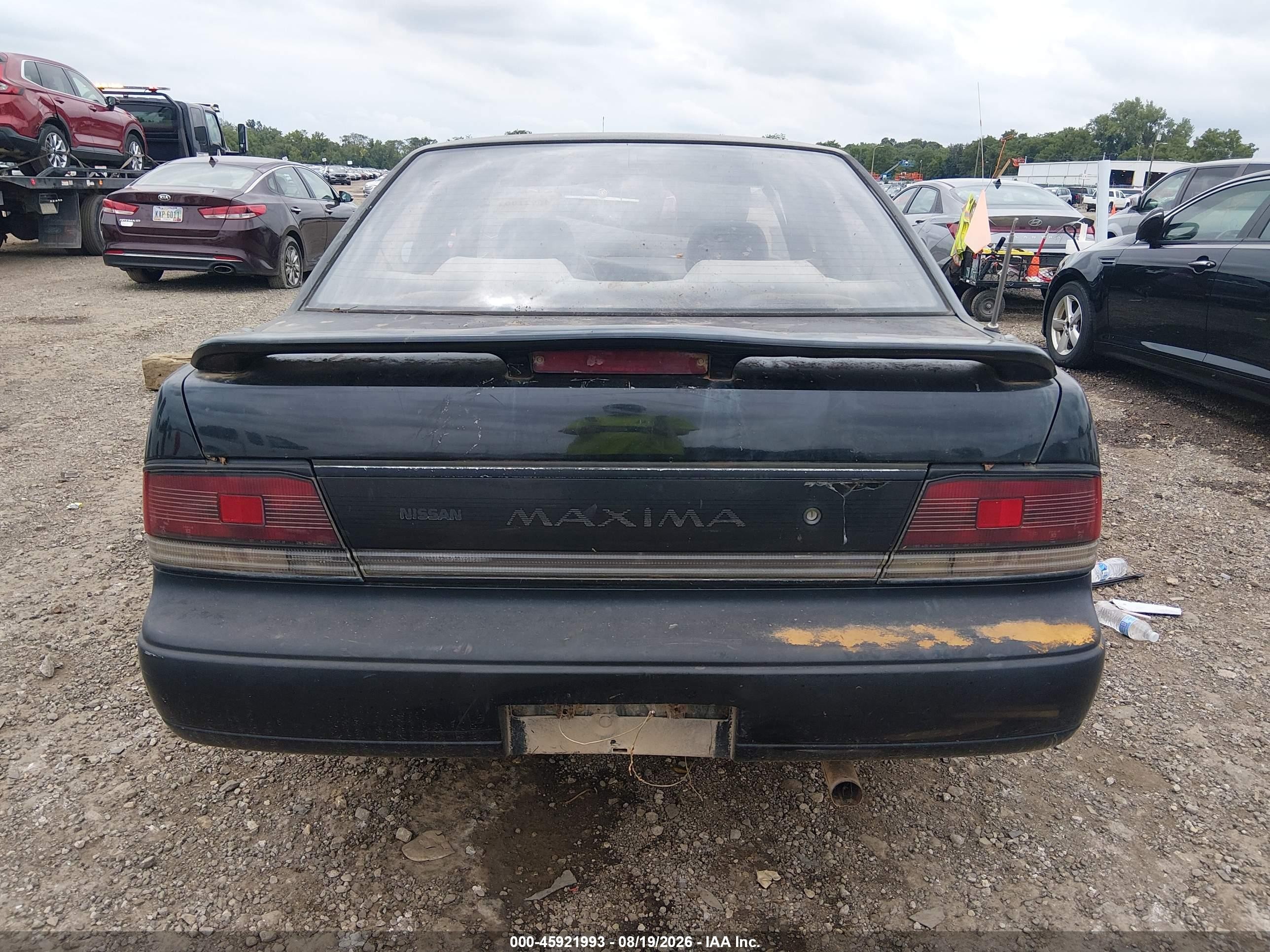 1990 Nissan Maxima   Черный vin: JN1HJ01P6LT363999