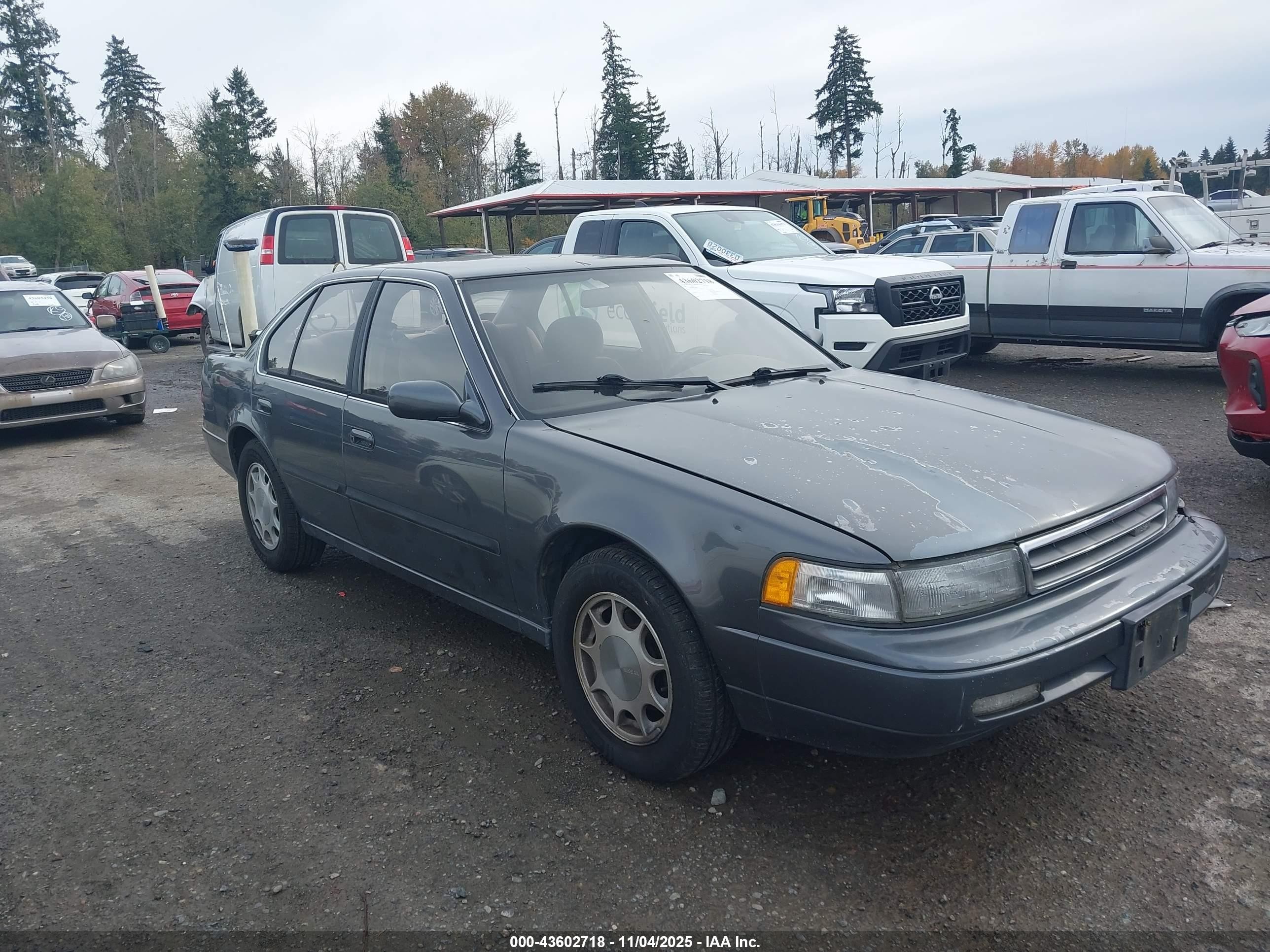 1991 Nissan Maxima   Gray vin: JN1HJ01P8MT548184