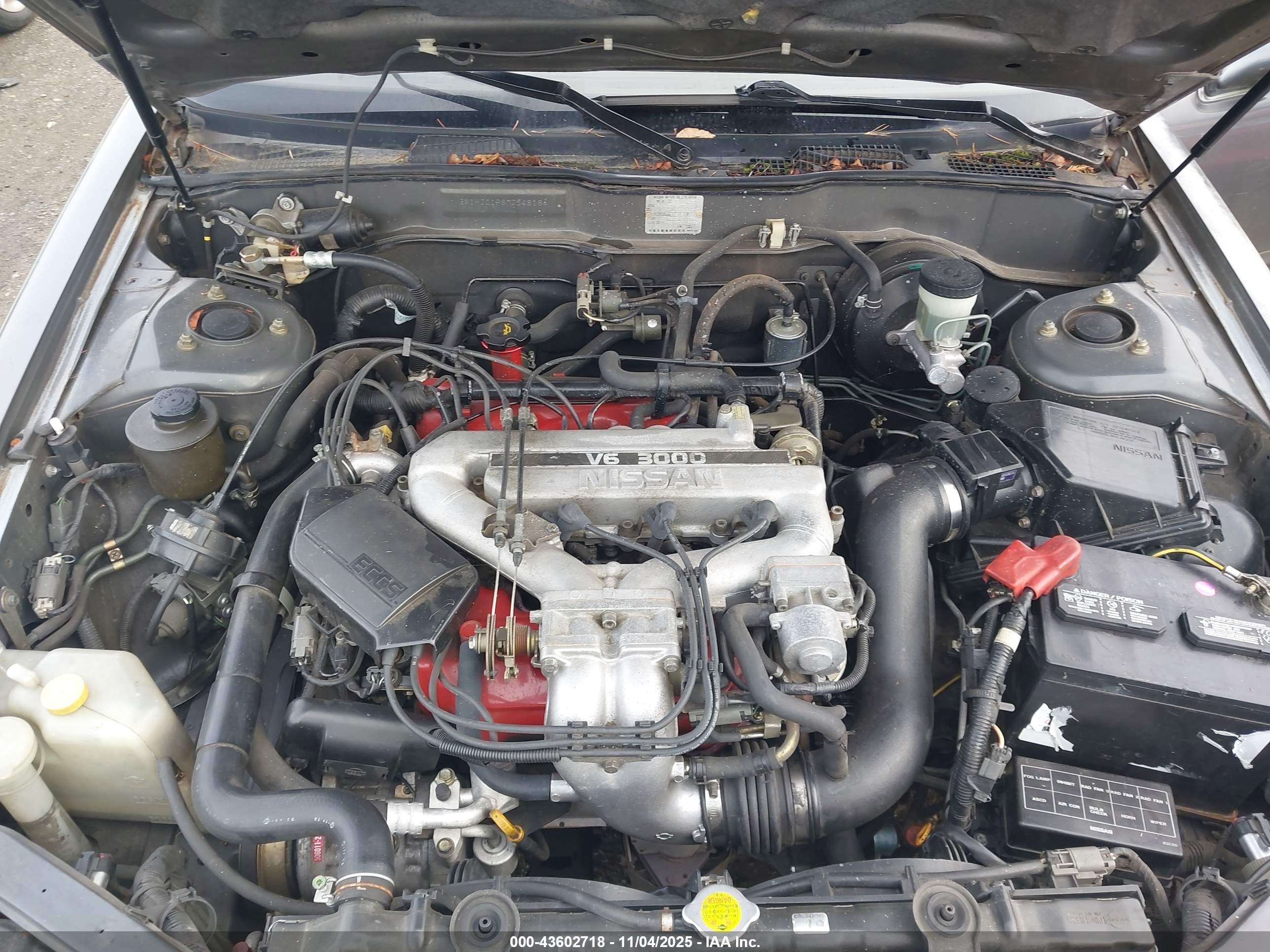 1991 Nissan Maxima   Серый vin: JN1HJ01P8MT548184
