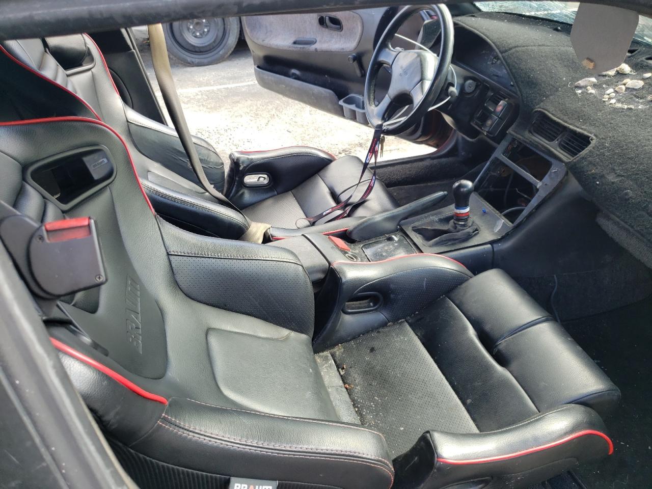 1989 Nissan 240sx Se Maroon vin: JN1HS36P4KW033279