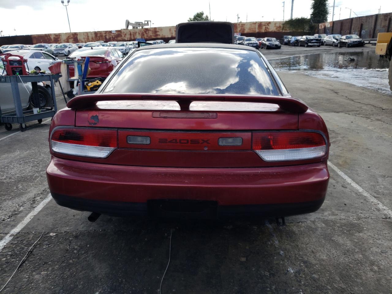 1989 Nissan 240sx Se Maroon vin: JN1HS36P4KW033279