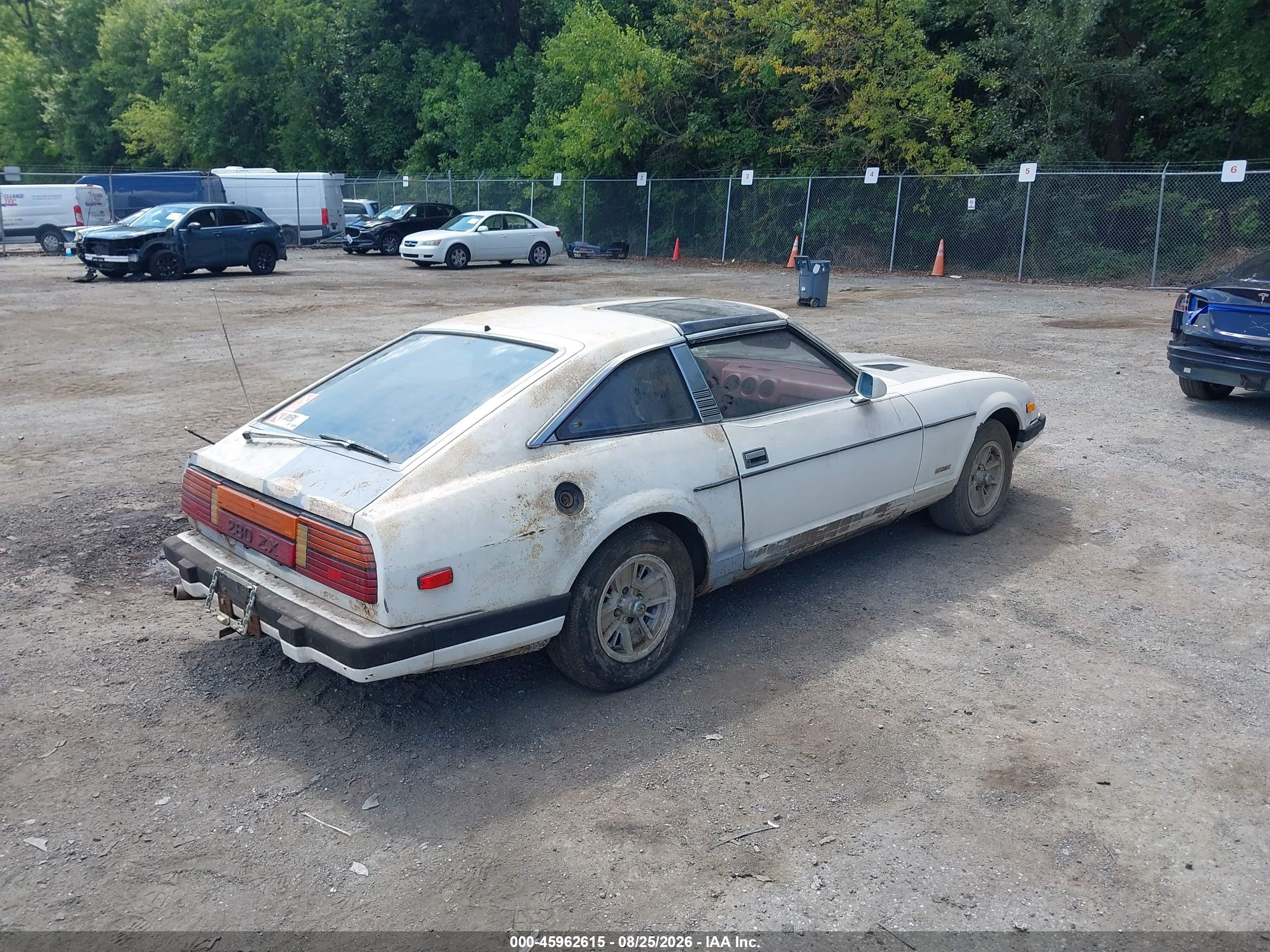 1983 Datsun 280zx 2+2 Белый vin: JN1HZ06S5DX502651