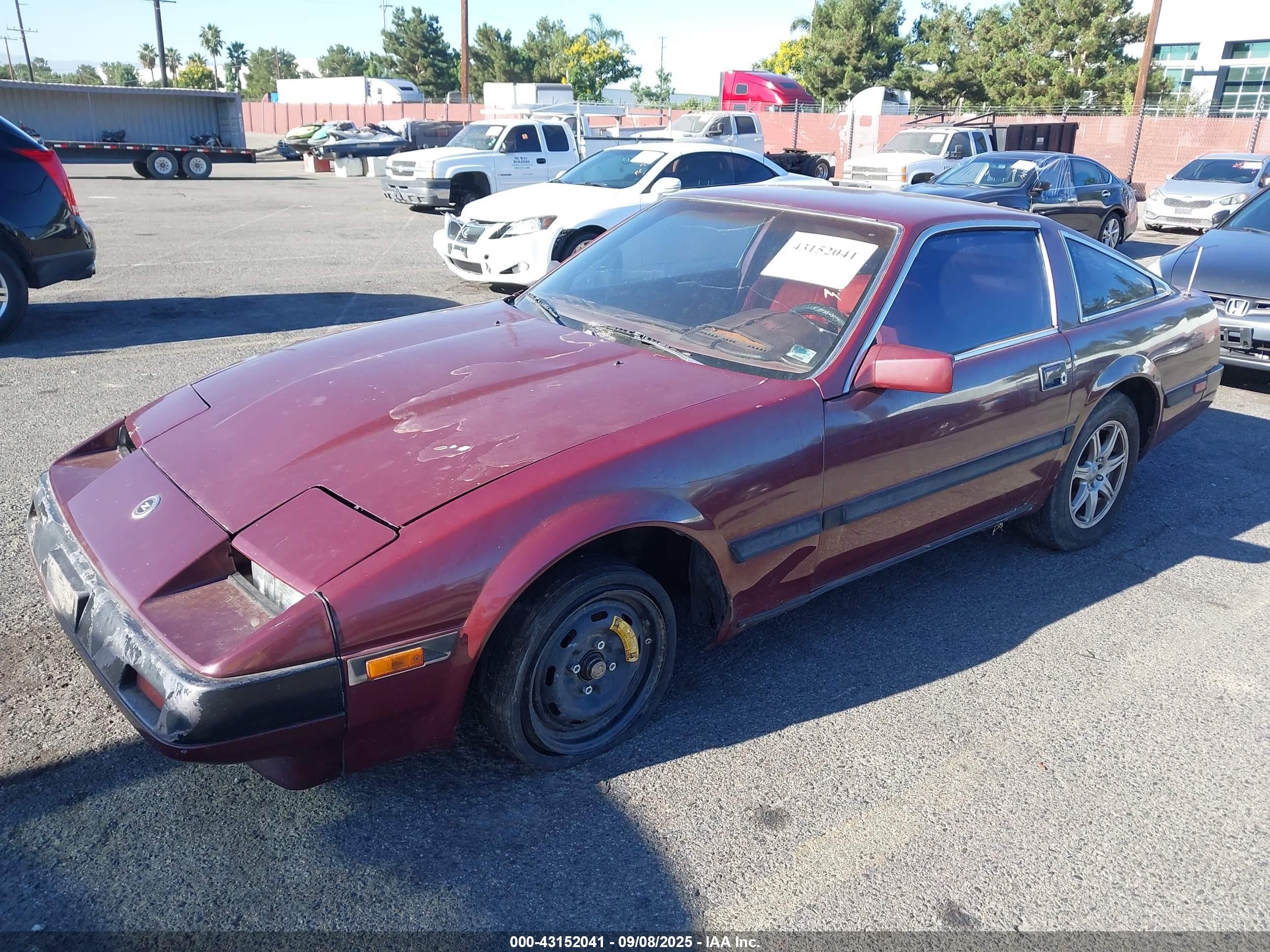 1984 Datsun 300zx   Maroon vin: JN1HZ14S0EX014637