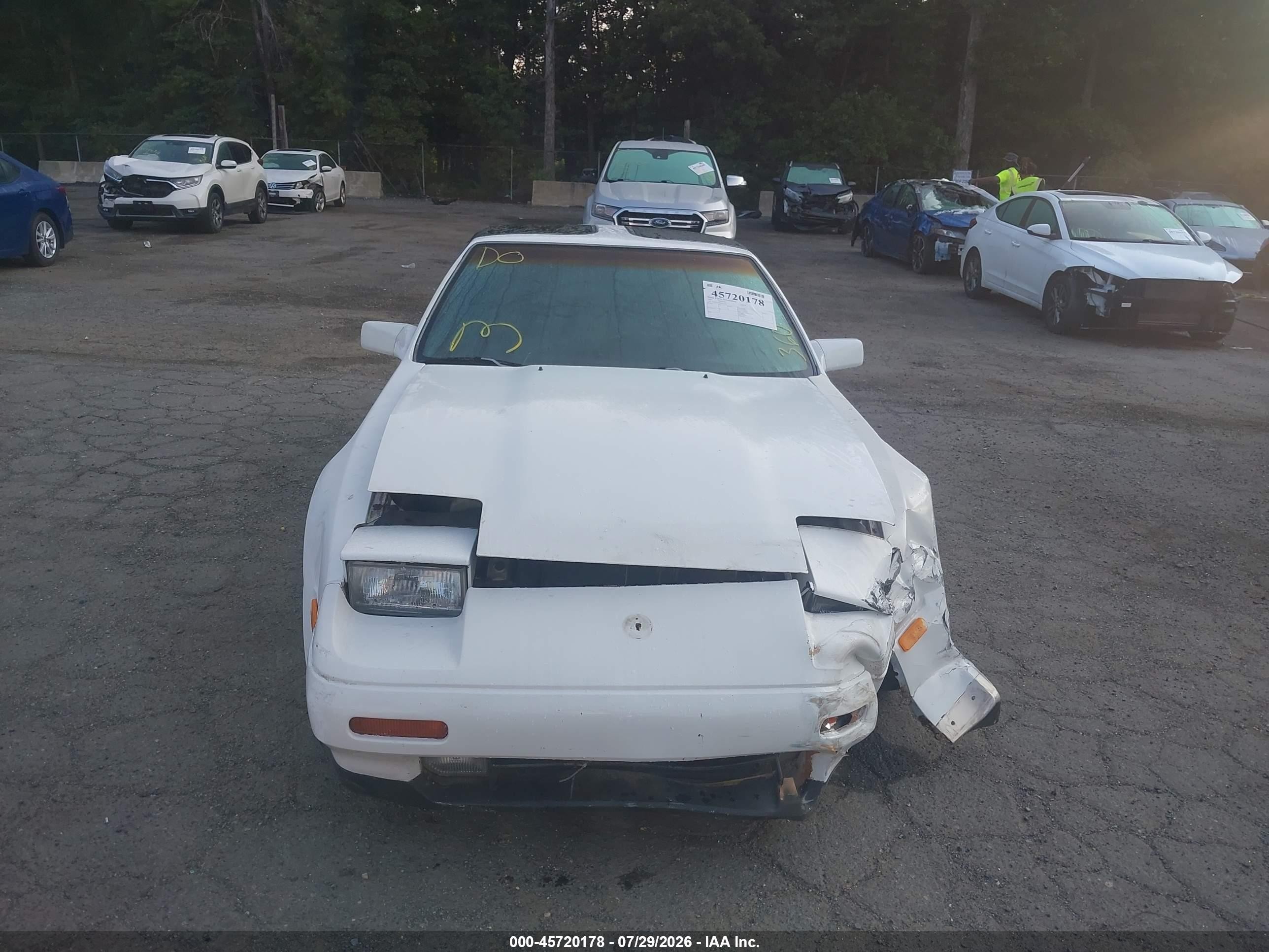 1987 Nissan 300zx   White vin: JN1HZ14S0HX215524