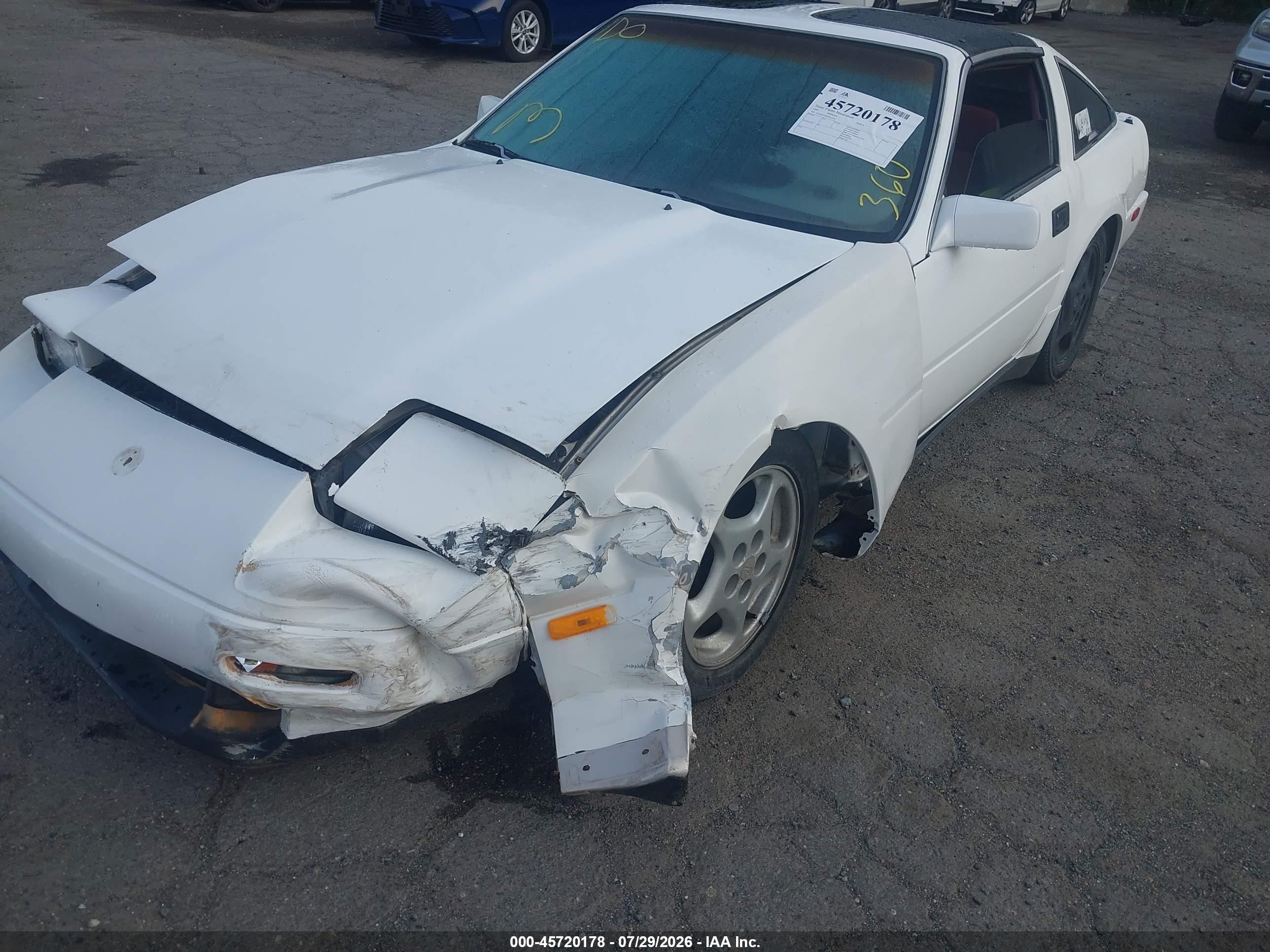 1987 Nissan 300zx   White vin: JN1HZ14S0HX215524