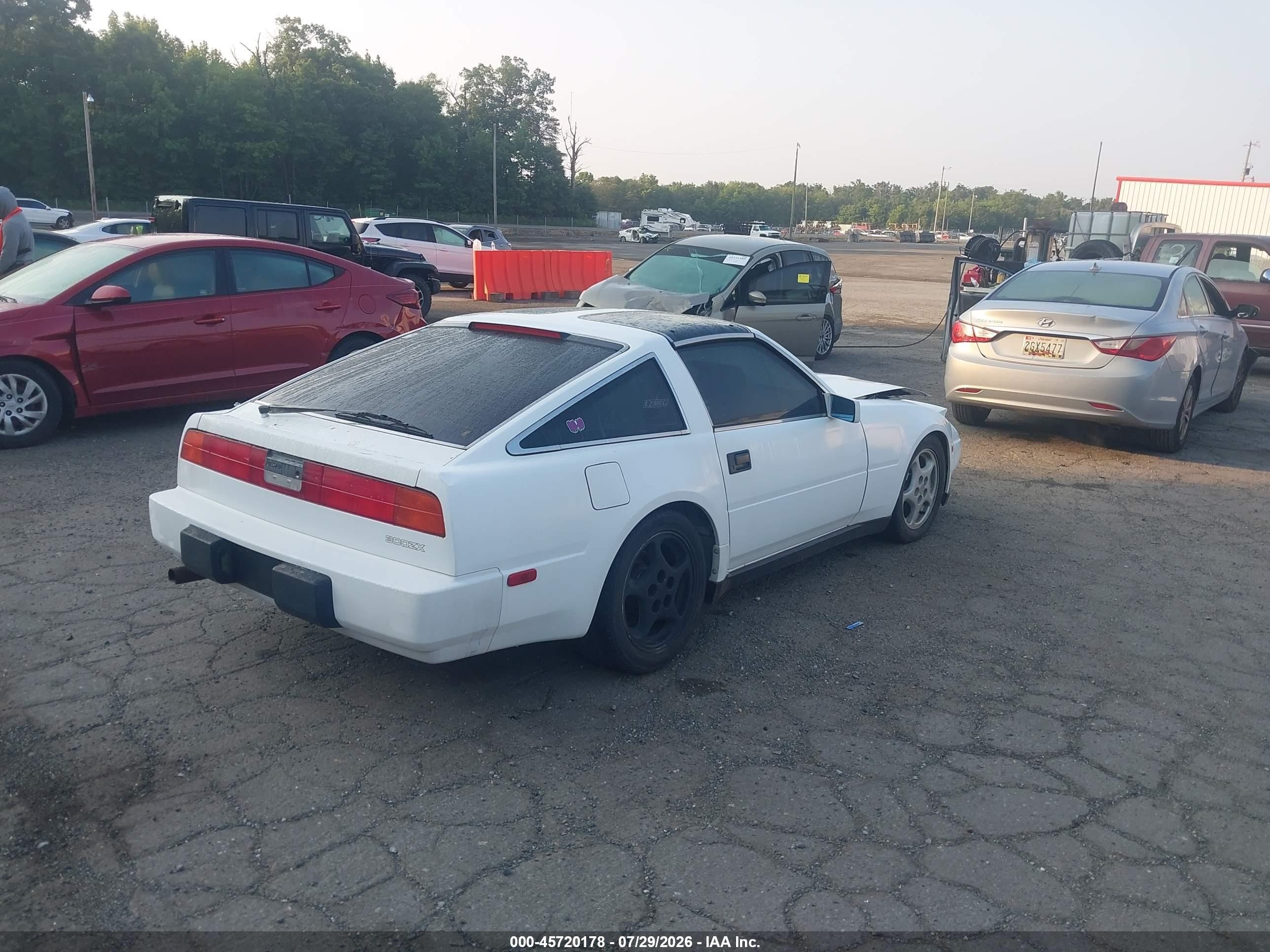 1987 Nissan 300zx   White vin: JN1HZ14S0HX215524