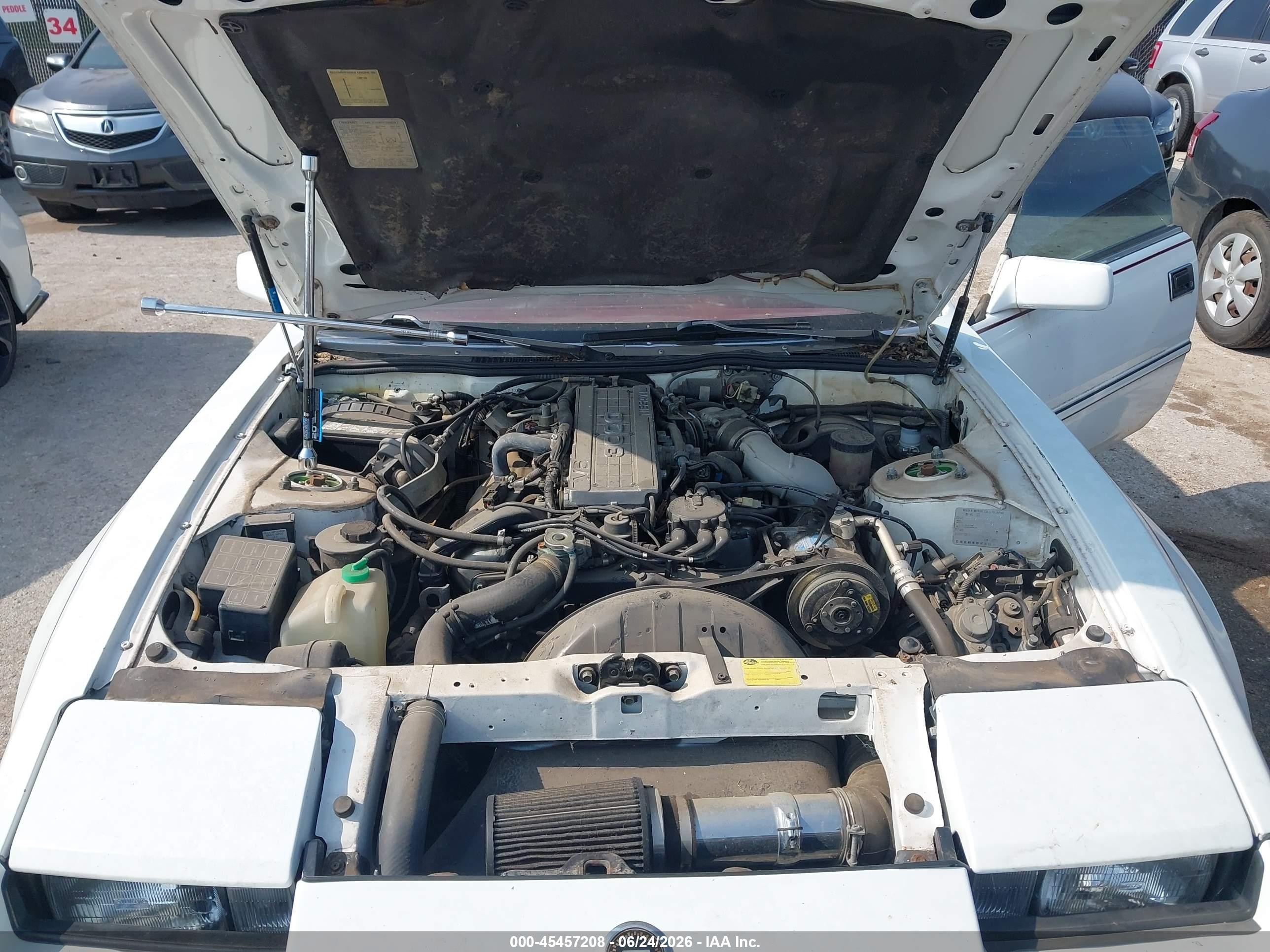 1986 Nissan 300zx   White vin: JN1HZ14S4GX164463