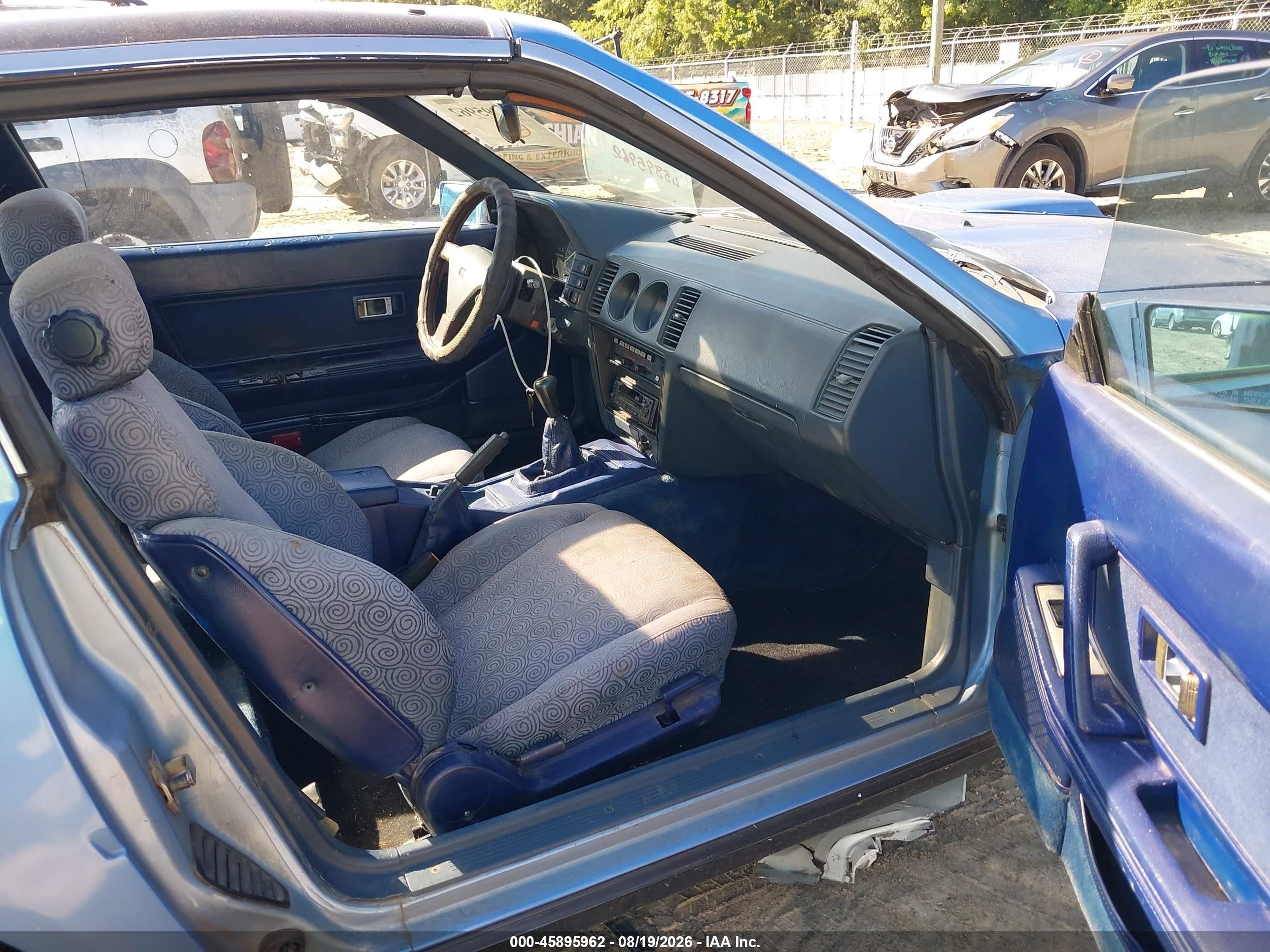 1987 Nissan 300zx   Синий vin: JN1HZ14SXHX210699