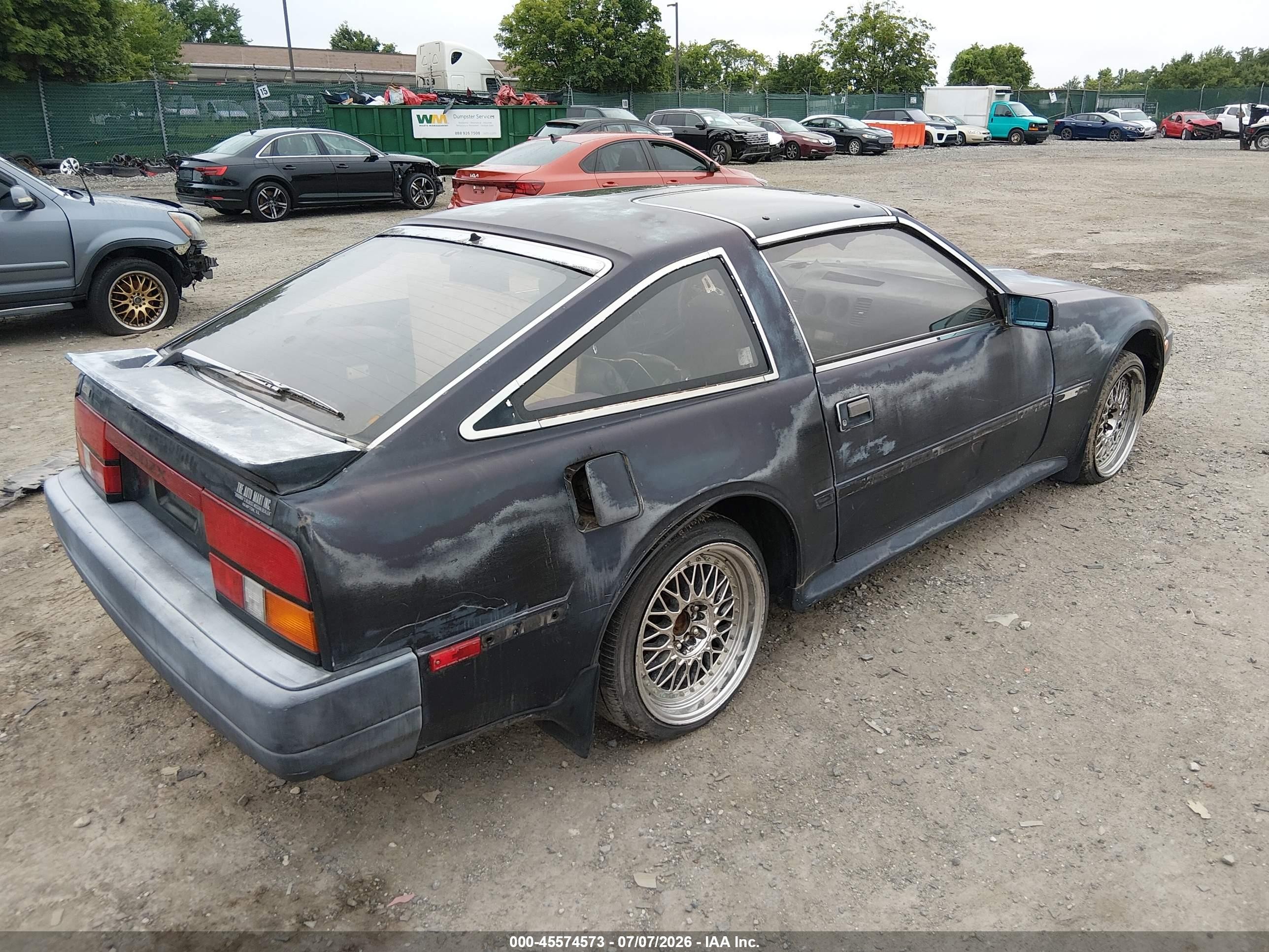 1986 Nissan 300zx 2+2 Black vin: JN1HZ16S2GX091140