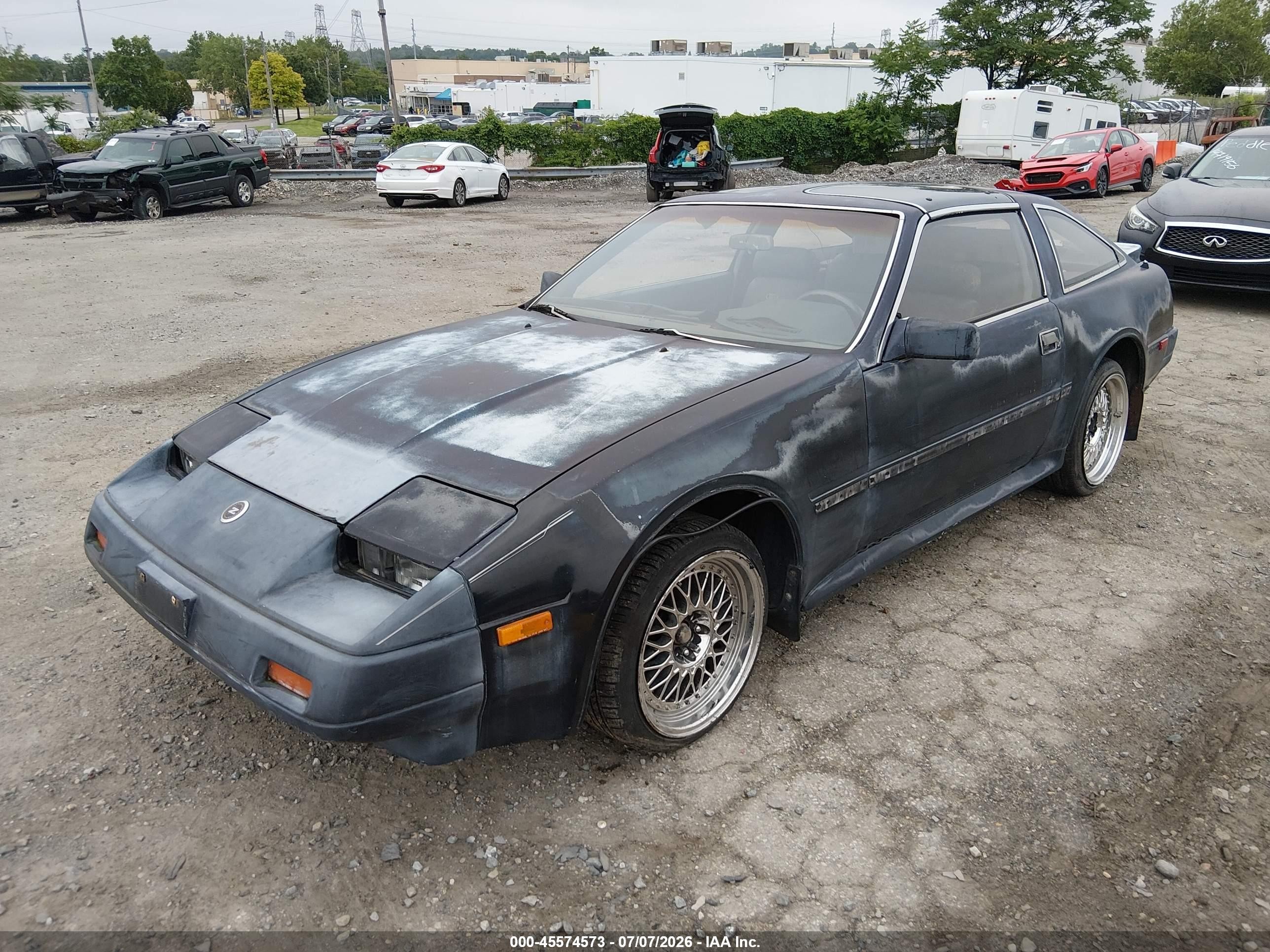 1986 Nissan 300zx 2+2 Black vin: JN1HZ16S2GX091140