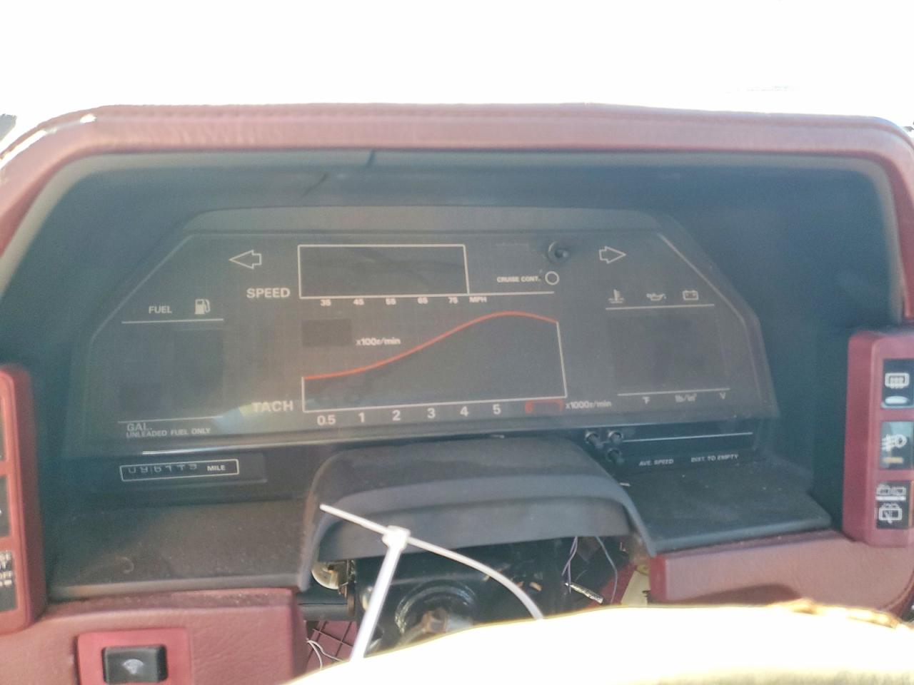 1986 Nissan 300zx 2+2 Burgundy vin: JN1HZ16S2GX093051