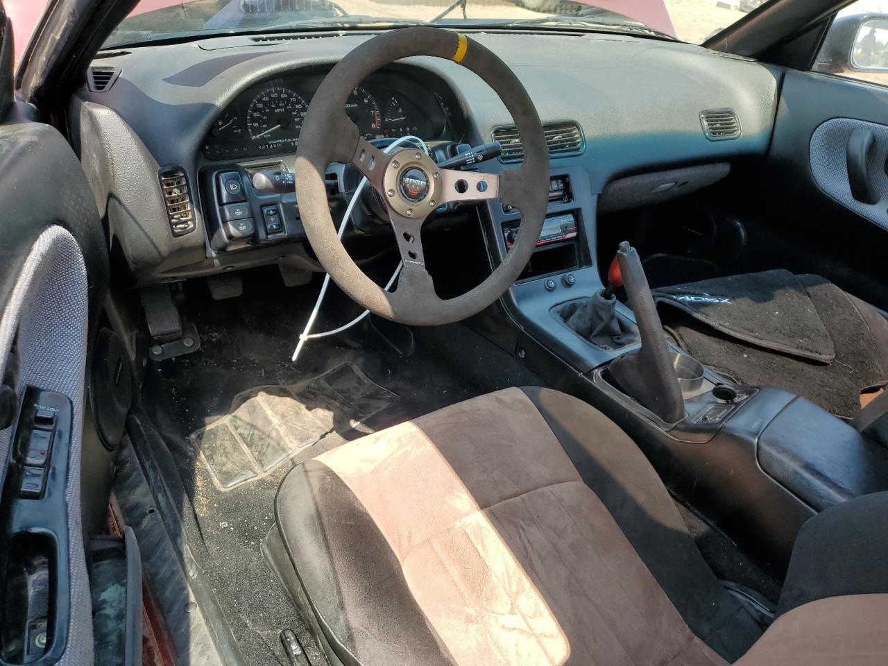 1991 Nissan 240sx Base Burgundy vin: JN1MS36P4MW021571