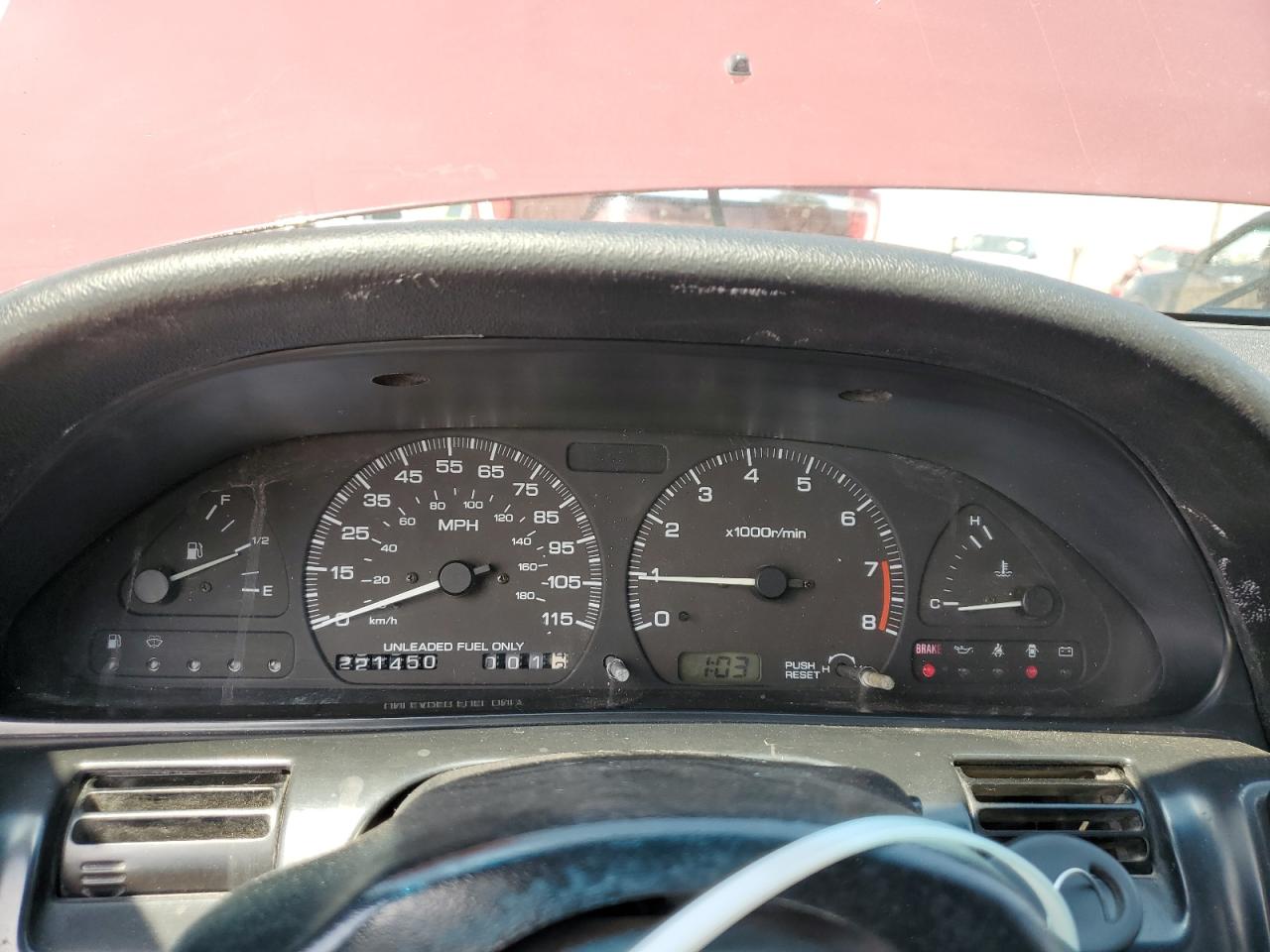 1991 Nissan 240sx Base Burgundy vin: JN1MS36P4MW021571