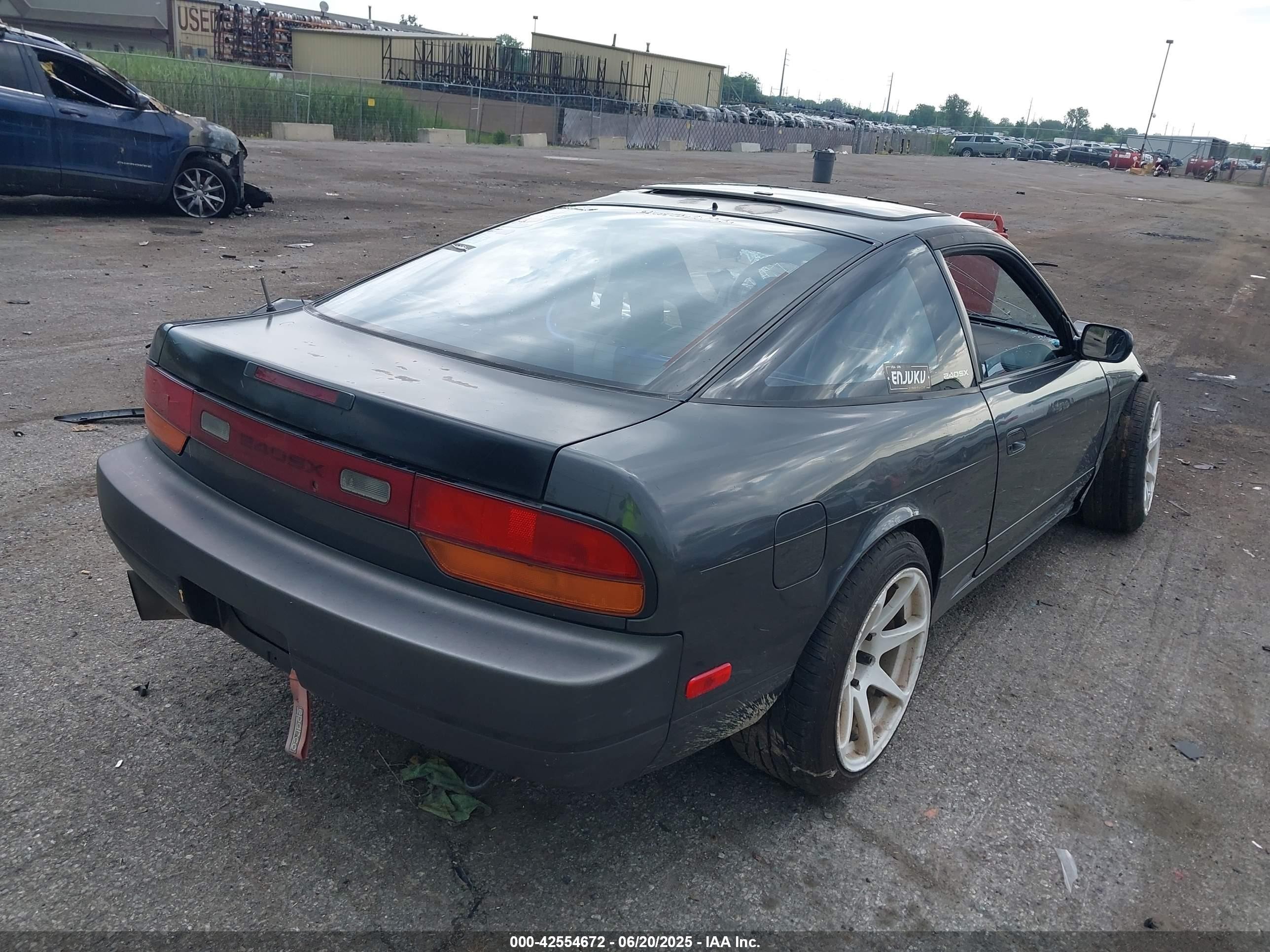 1992 Nissan 240sx   Gray vin: JN1MS36P4NW104550