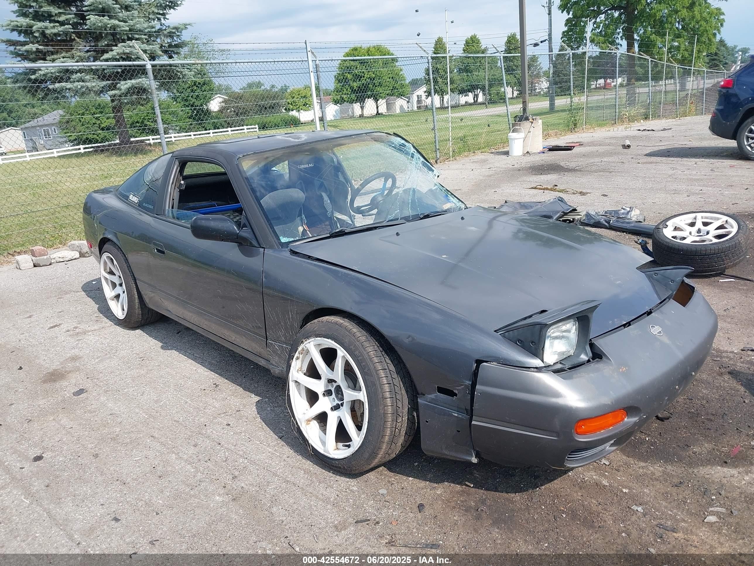 1992 Nissan 240sx   Gray vin: JN1MS36P4NW104550
