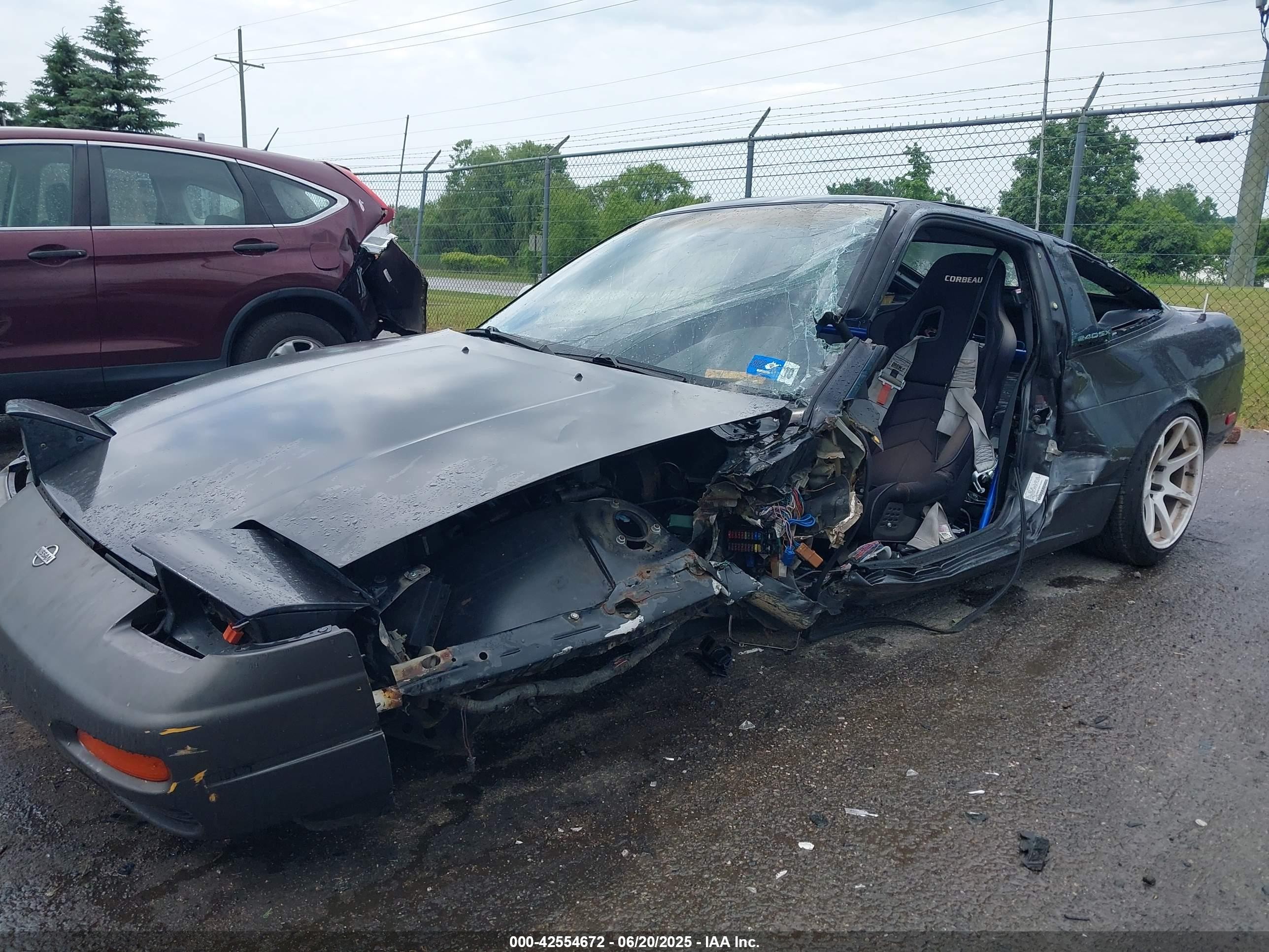 1992 Nissan 240sx   Gray vin: JN1MS36P4NW104550