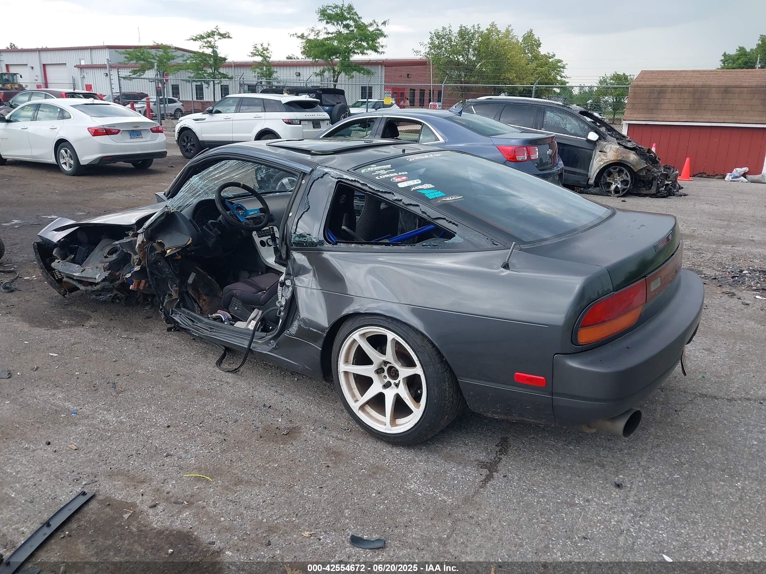 1992 Nissan 240sx   Gray vin: JN1MS36P4NW104550