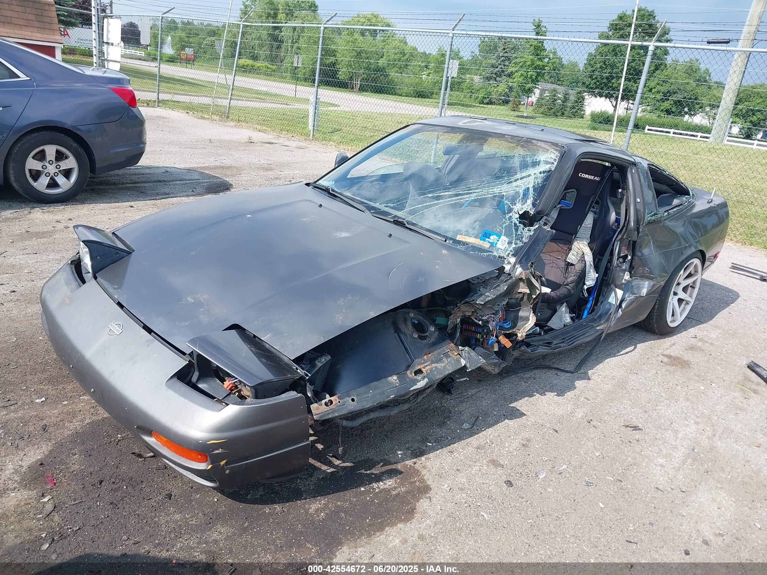 1992 Nissan 240sx   Gray vin: JN1MS36P4NW104550