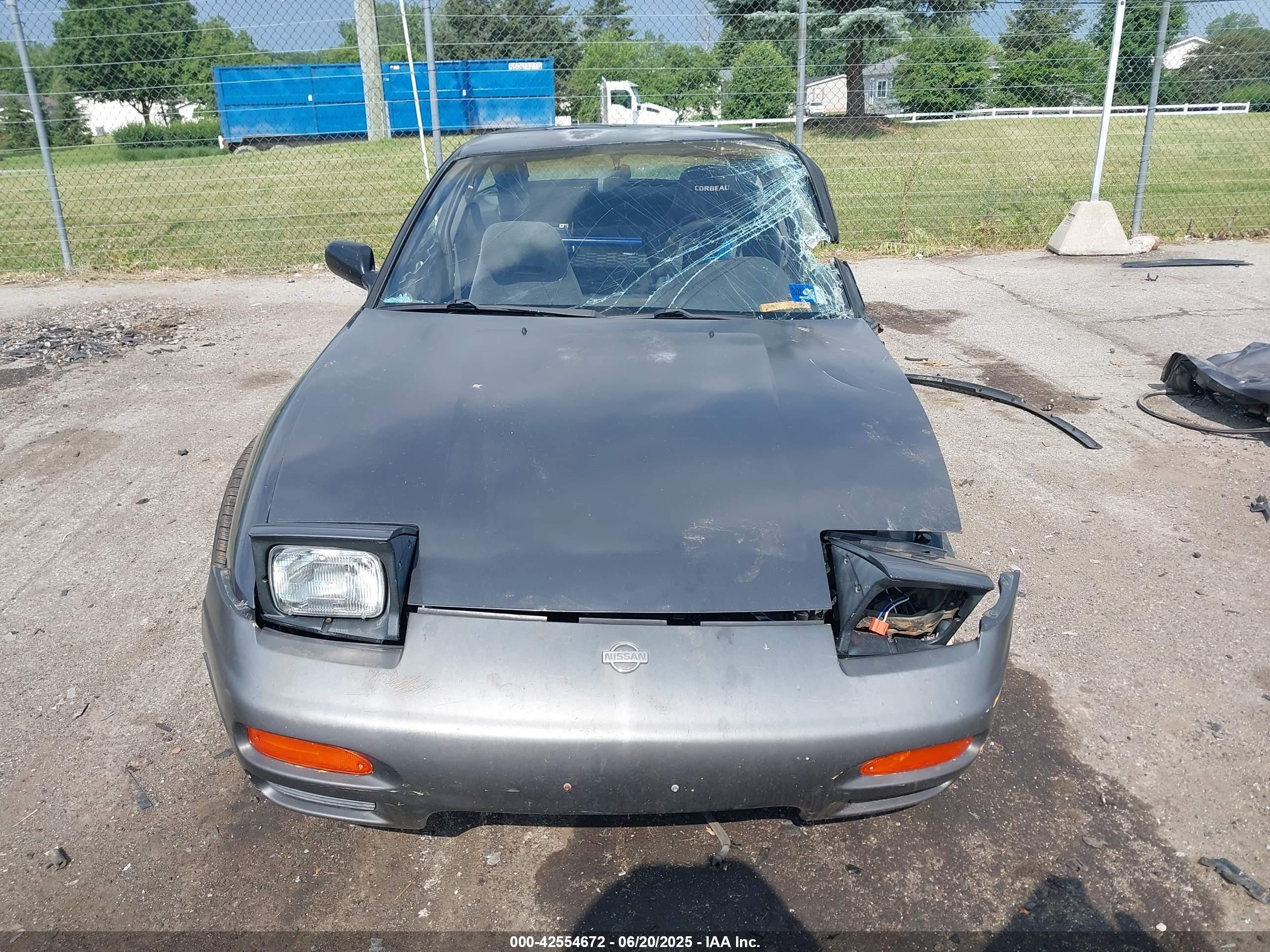 1992 Nissan 240sx   Gray vin: JN1MS36P4NW104550