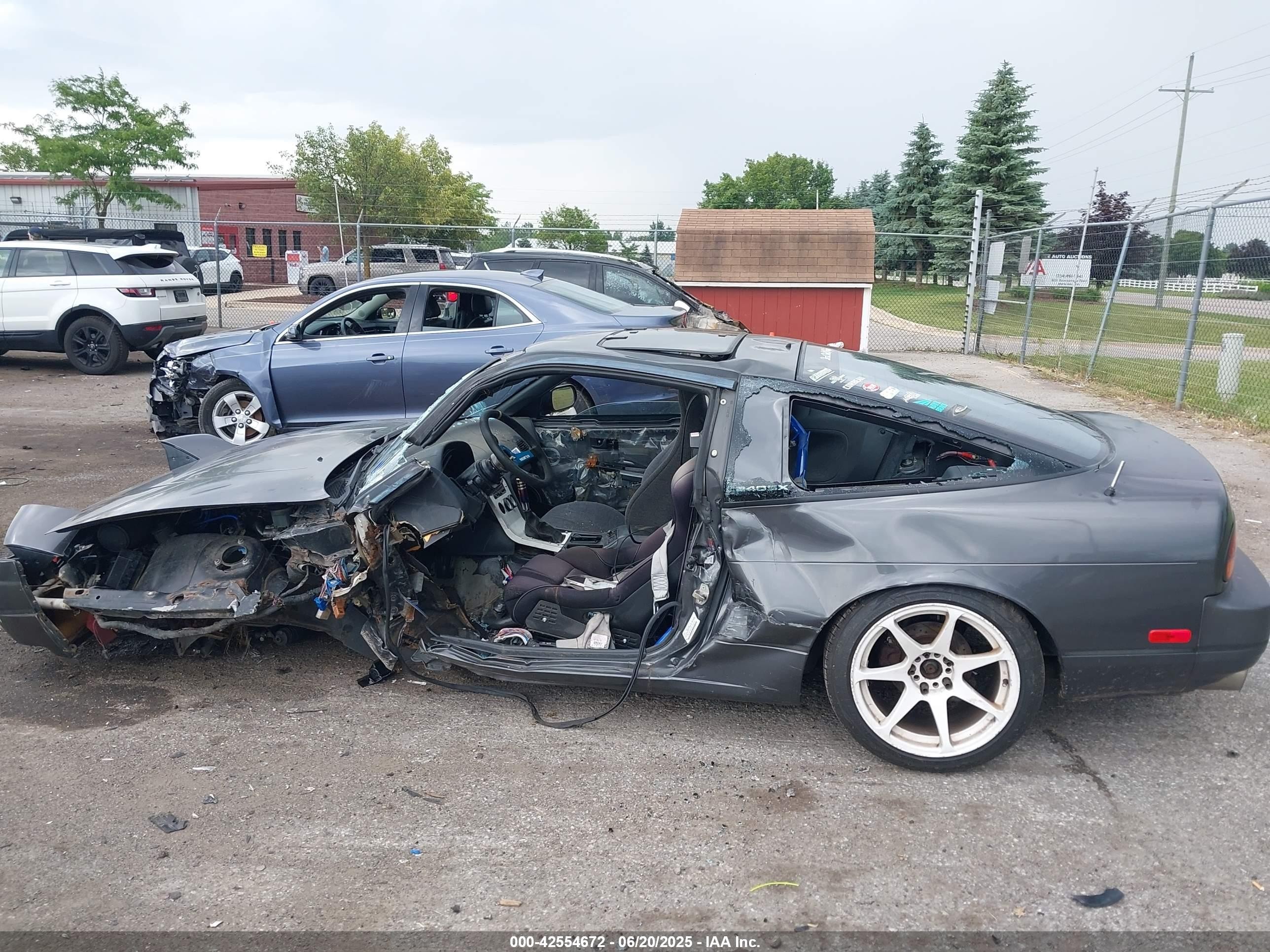 1992 Nissan 240sx   Gray vin: JN1MS36P4NW104550