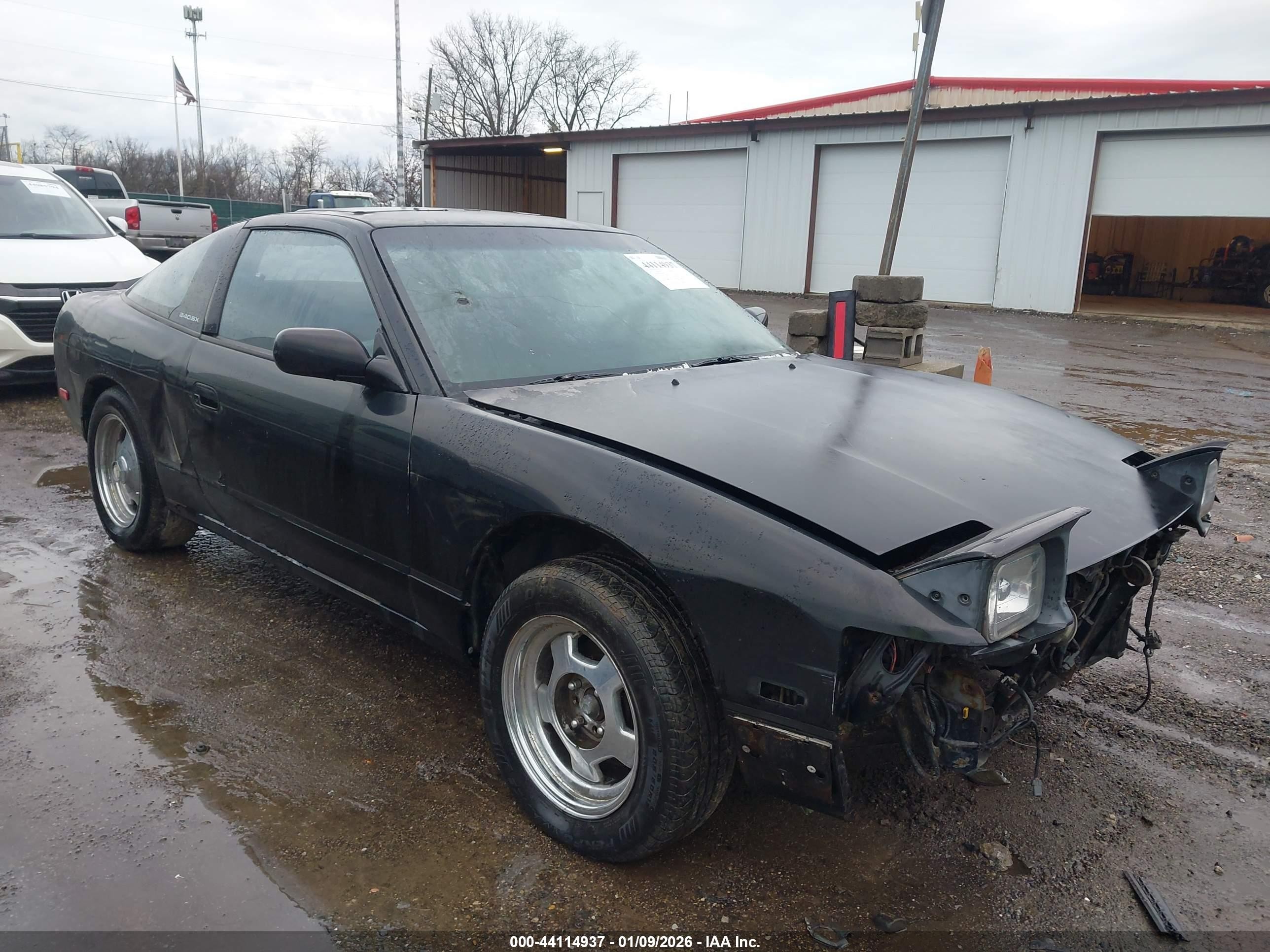 1991 Nissan 240sx Le/se Black vin: JN1MS36P6MW004996