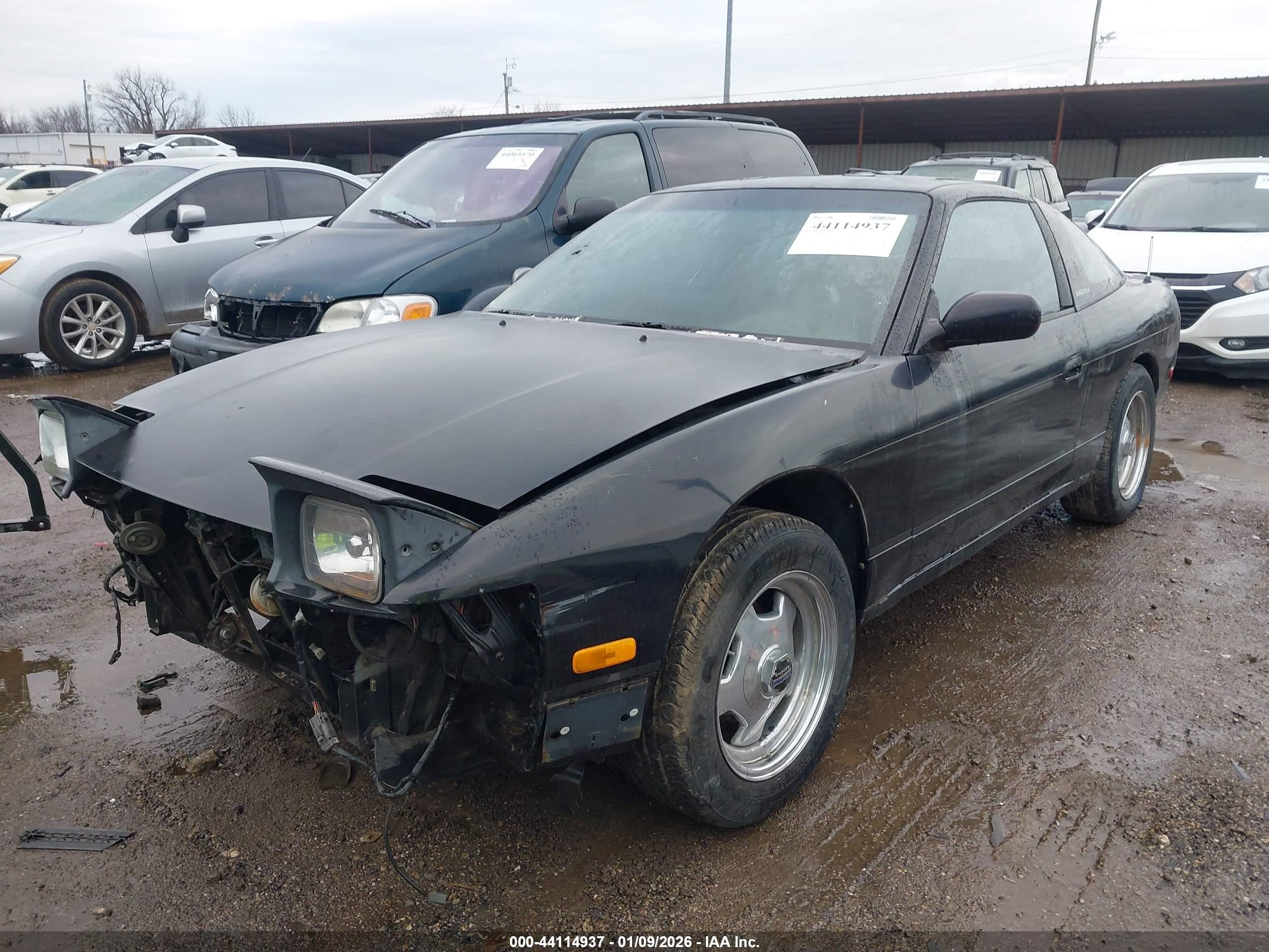 1991 Nissan 240sx Le/se Black vin: JN1MS36P6MW004996