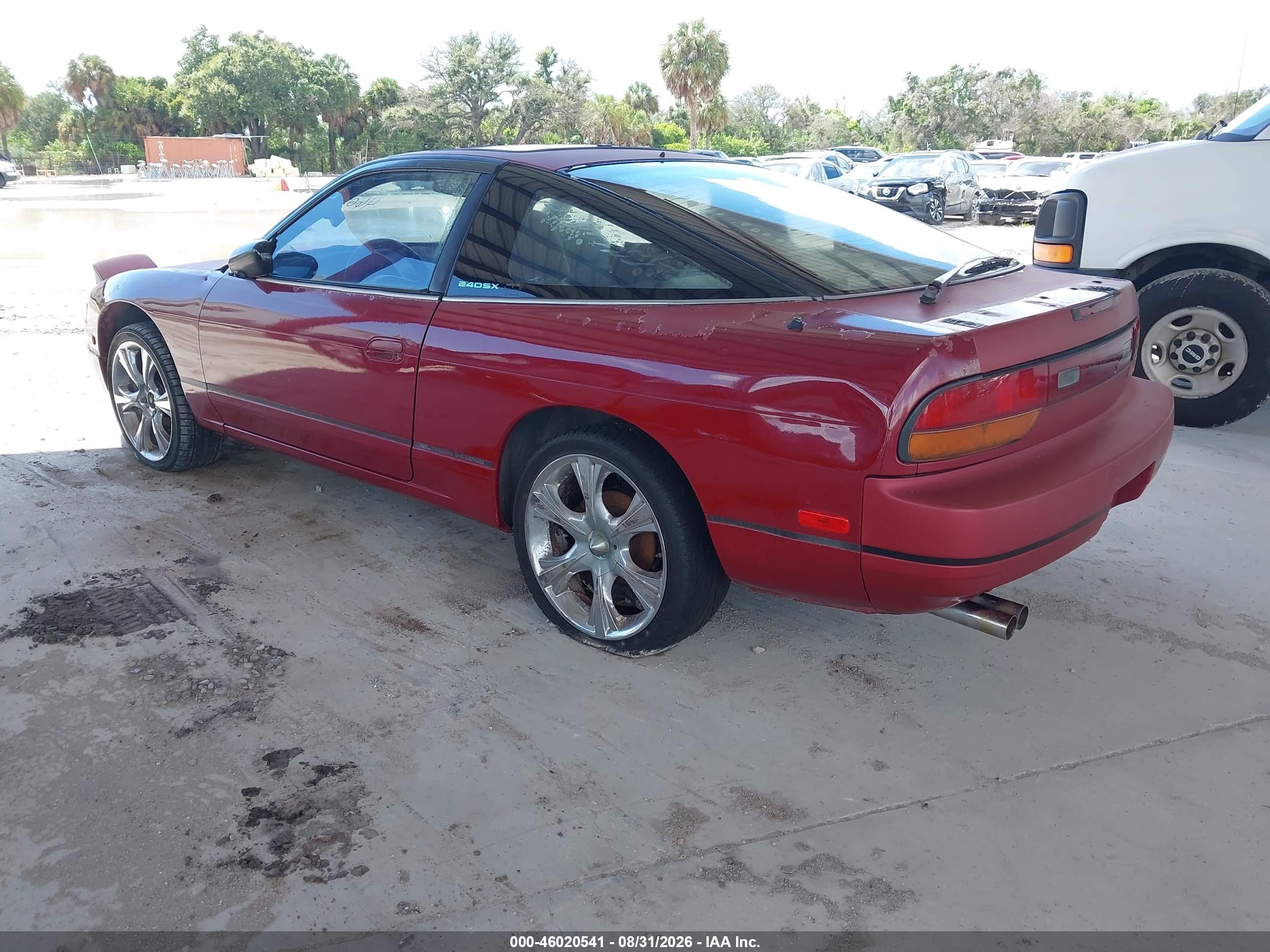 1991 Nissan 240sx Le/se Maroon vin: JN1MS36P6MW010197