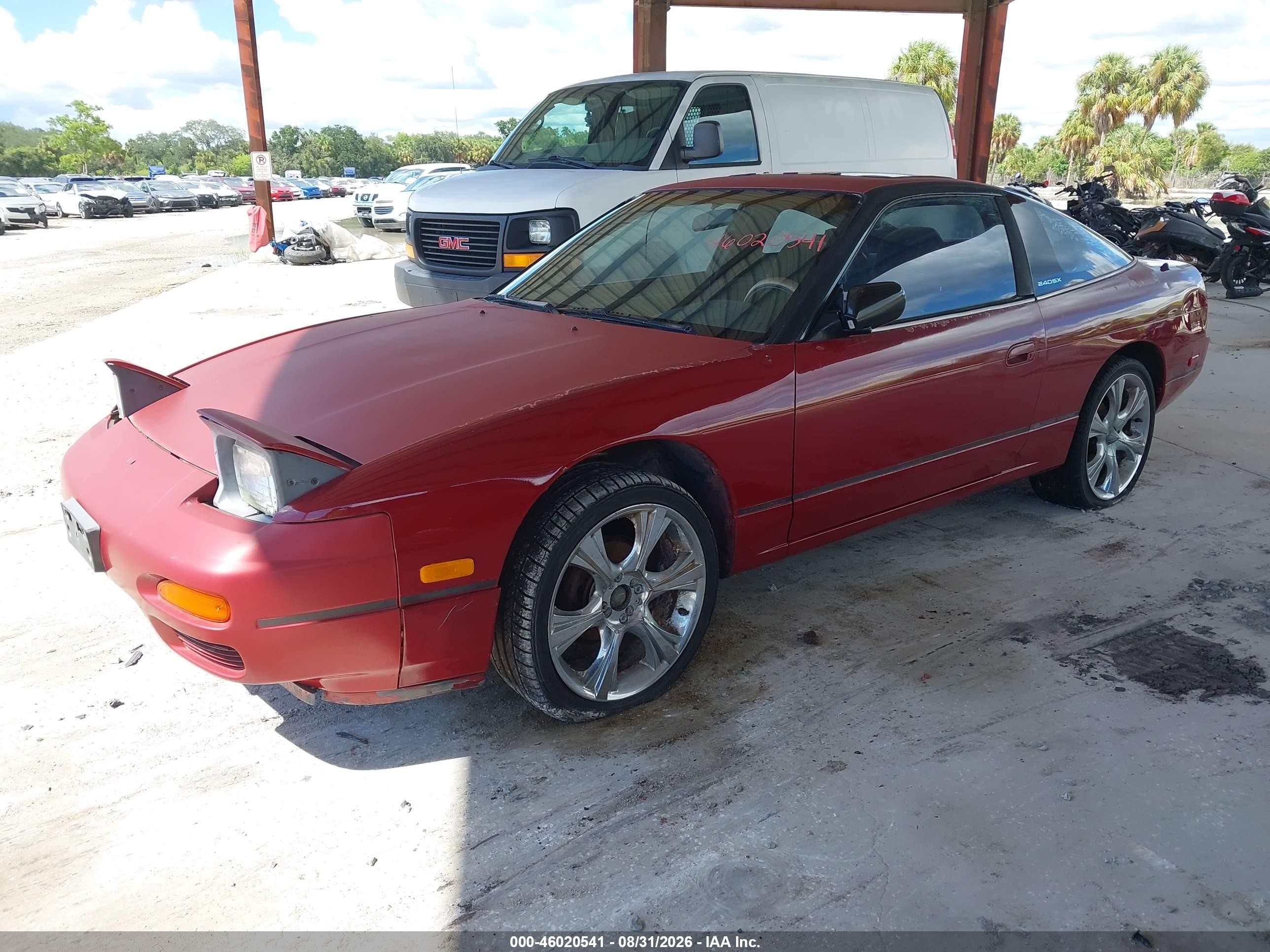 1991 Nissan 240sx Le/se Maroon vin: JN1MS36P6MW010197
