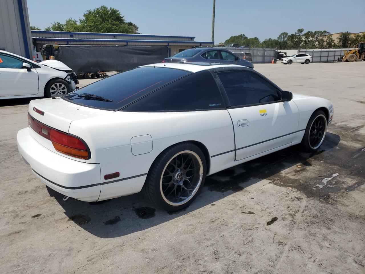 1991 Nissan 240sx Base White vin: JN1MS36P7MW027901