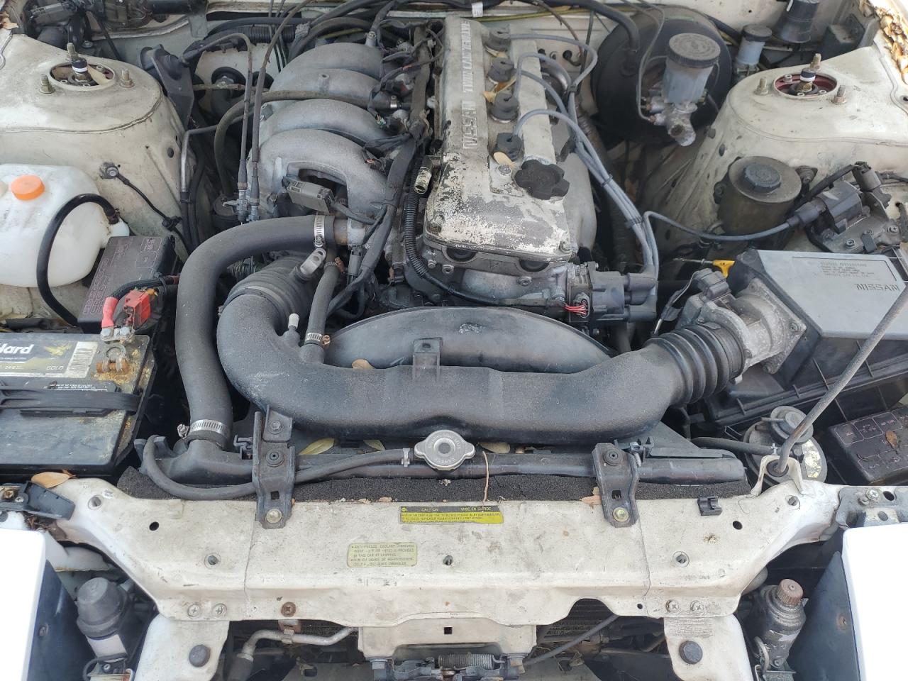 1991 Nissan 240sx Base White vin: JN1MS36P7MW027901