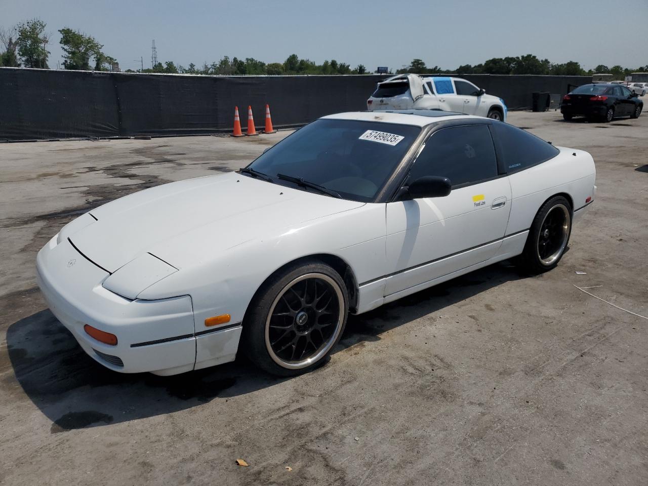 1991 Nissan 240sx Base White vin: JN1MS36P7MW027901