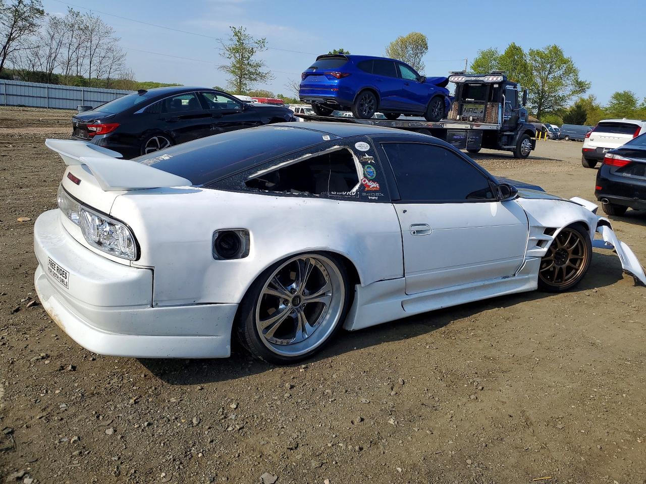 1992 Nissan 240sx Base White vin: JN1MS36P7NW105708