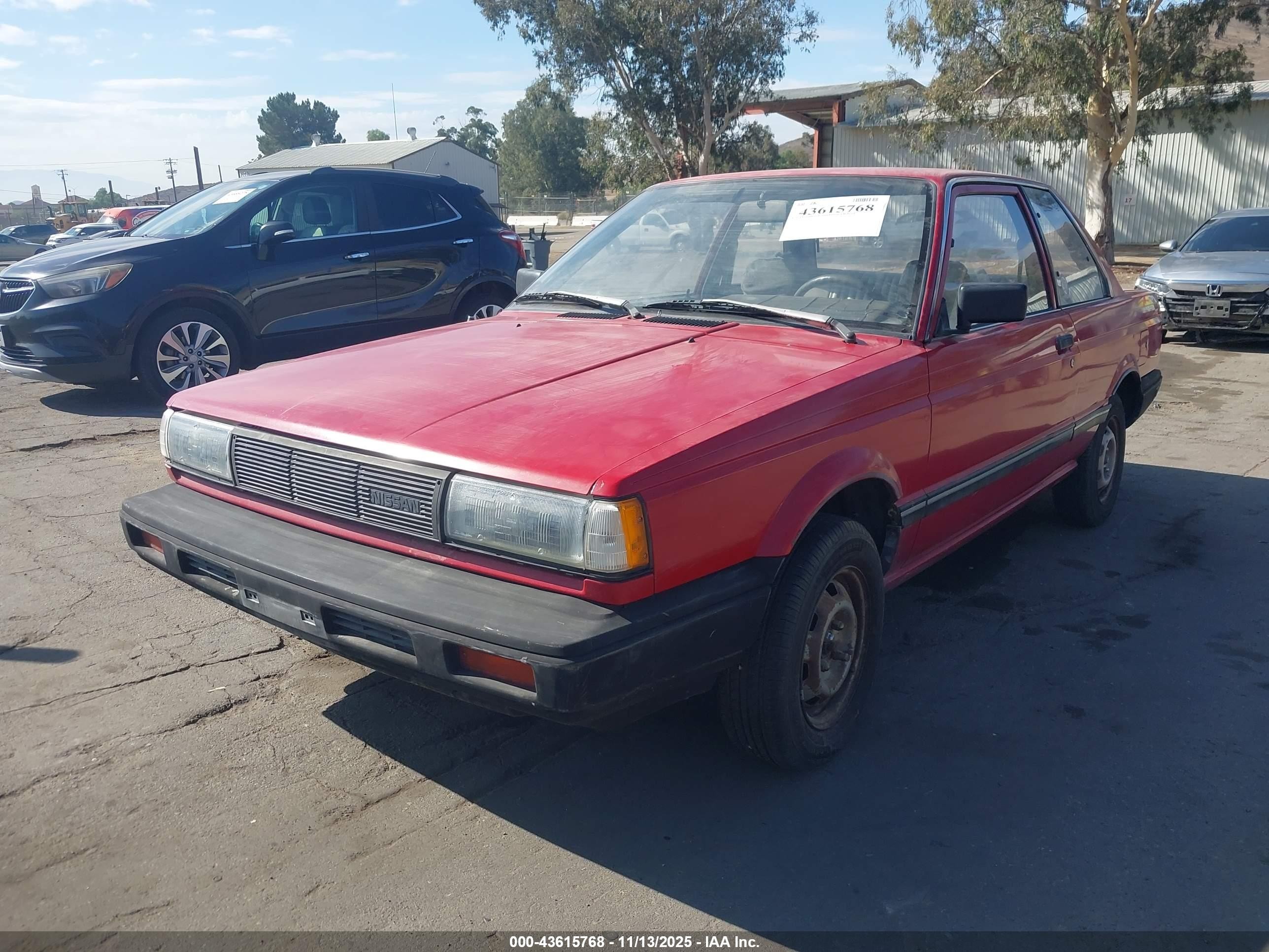 1988 Nissan Sentra   Red vin: JN1PB22S9JU580364
