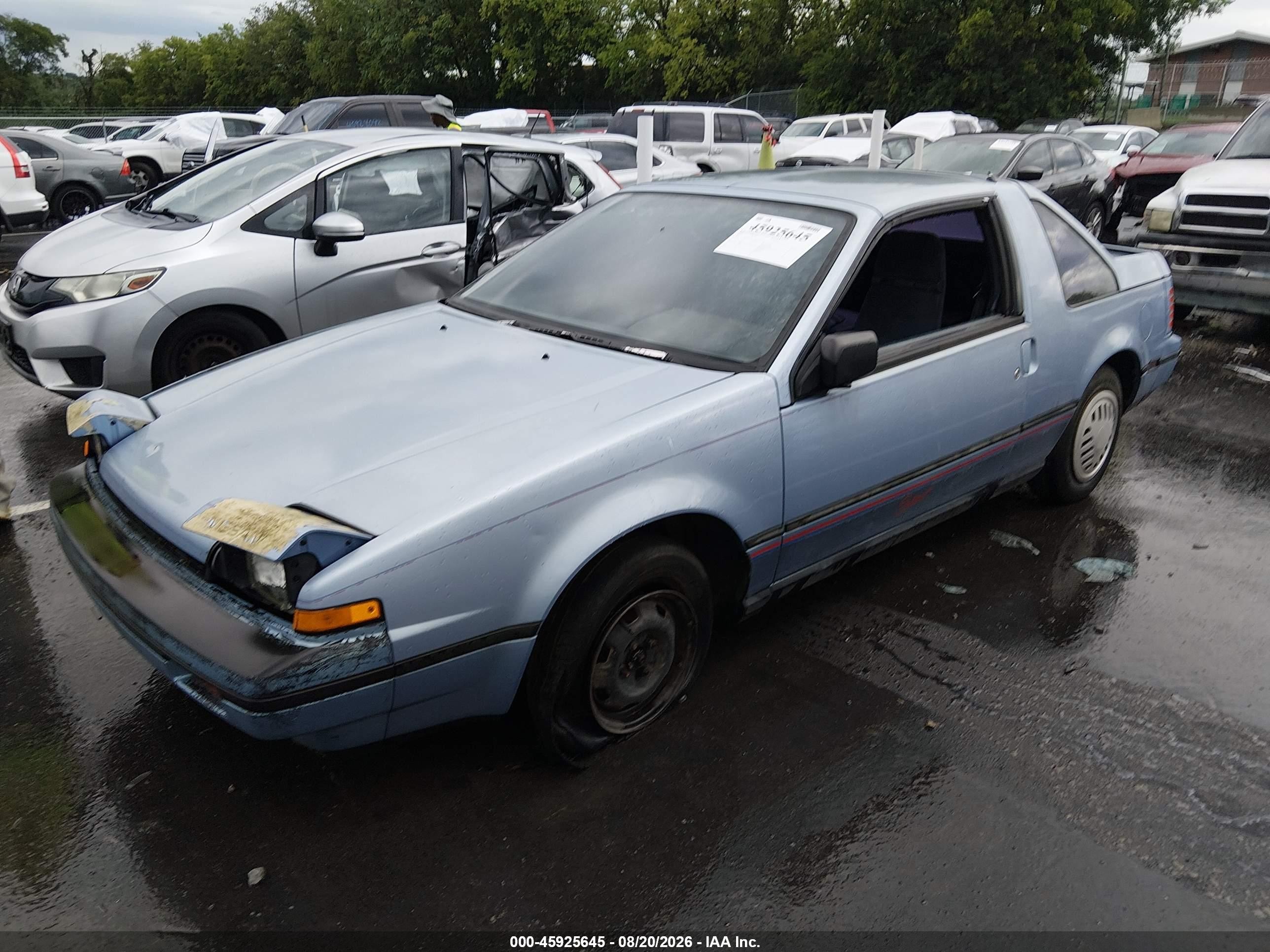 1988 Nissan Pulsar Nx Xe Light Blue vin: JN1PN34S5JM018794