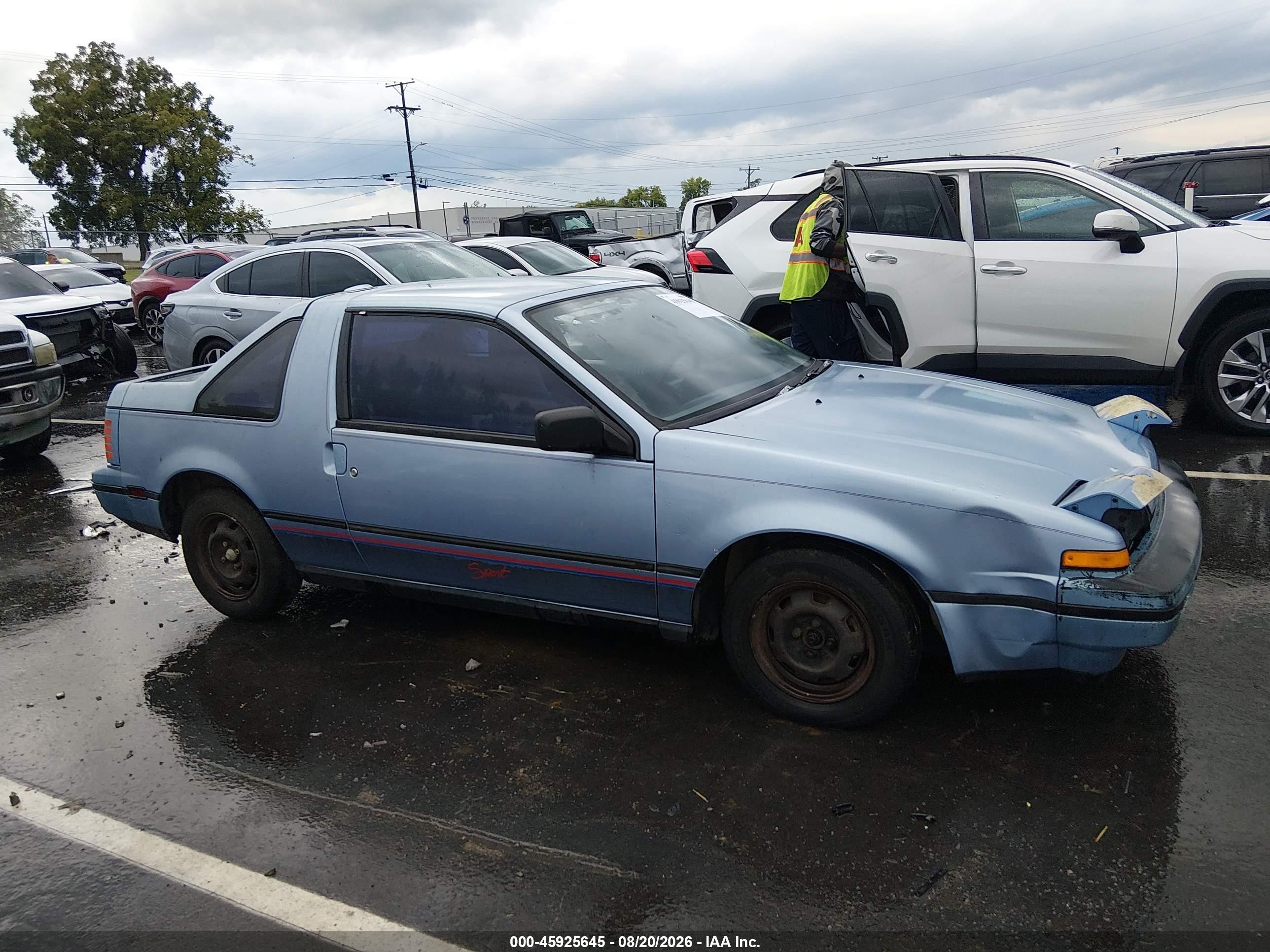 1988 Nissan Pulsar Nx Xe Light Blue vin: JN1PN34S5JM018794