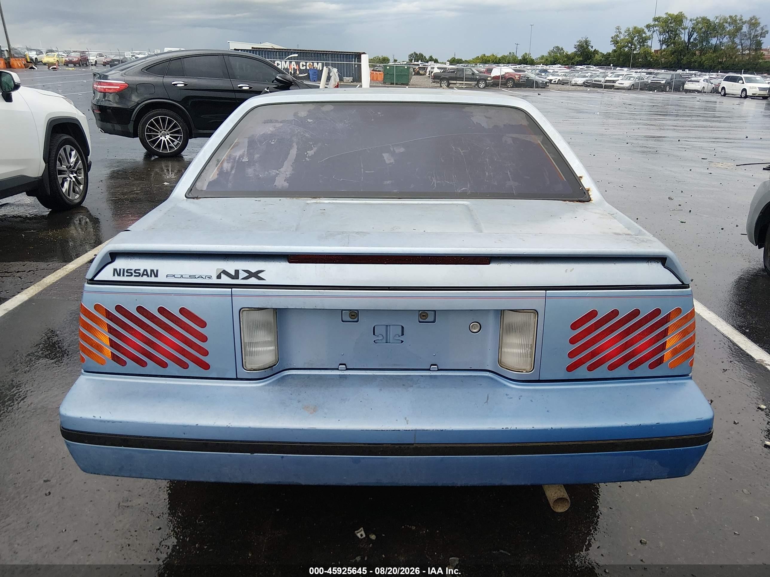 1988 Nissan Pulsar Nx Xe Light Blue vin: JN1PN34S5JM018794