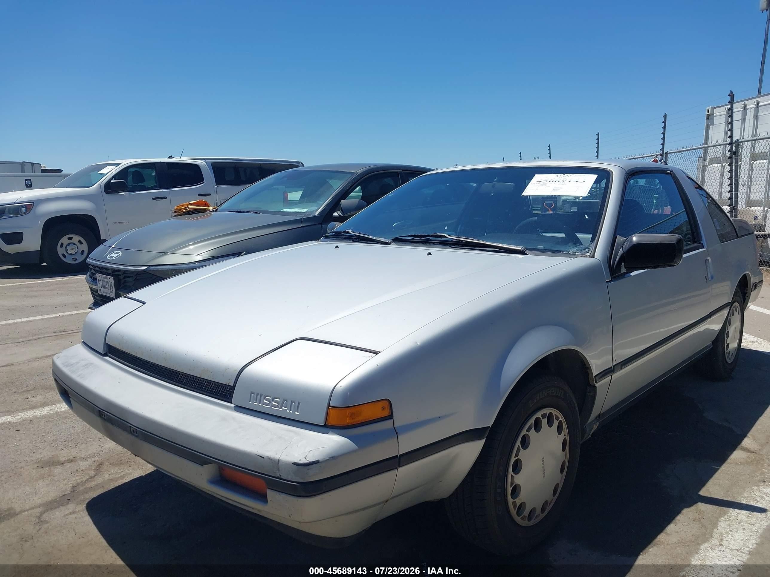 1987 Nissan Pulsar Nx Xe Silver vin: JN1PN34S6HM016269