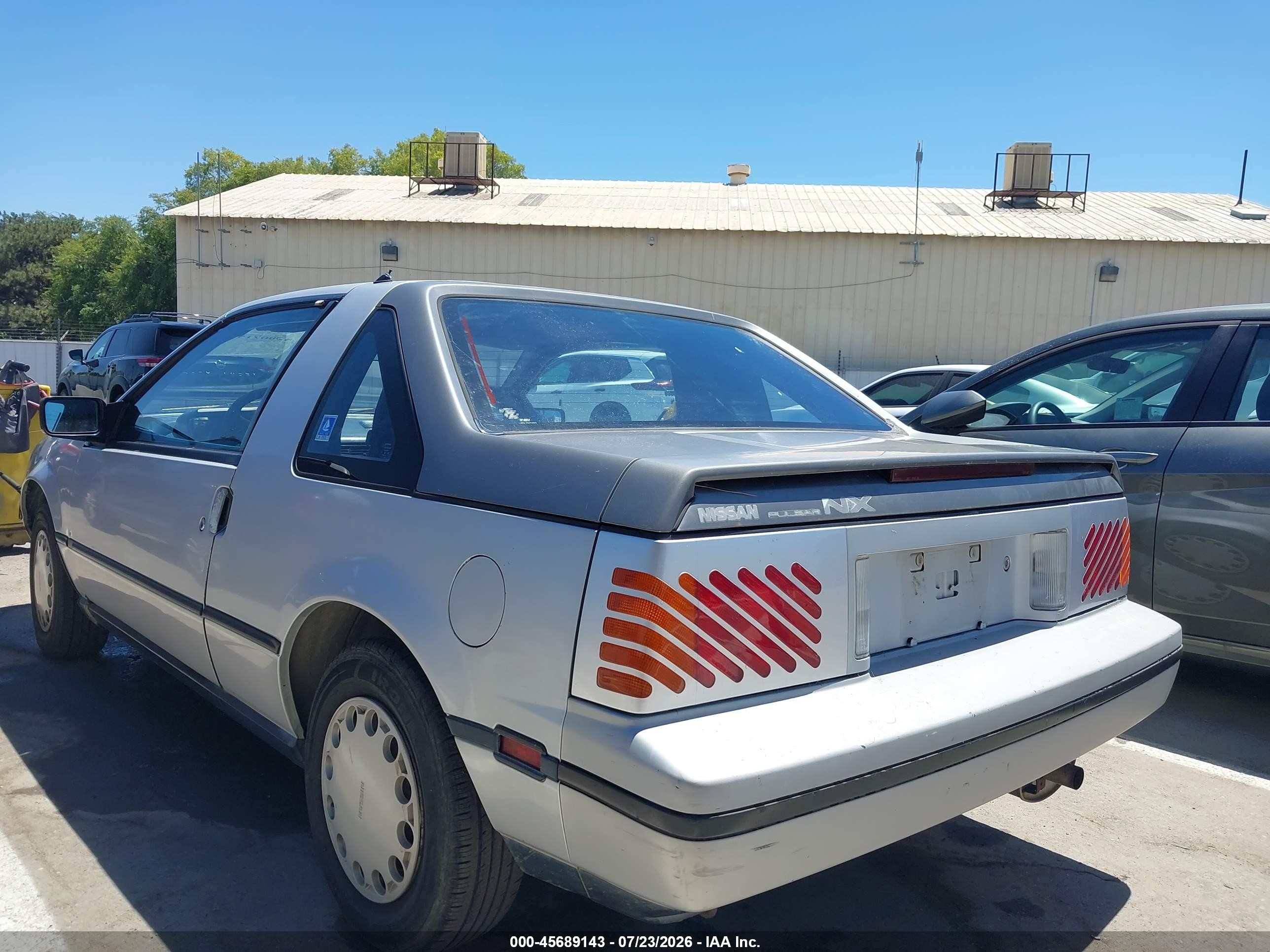 1987 Nissan Pulsar Nx Xe Silver vin: JN1PN34S6HM016269