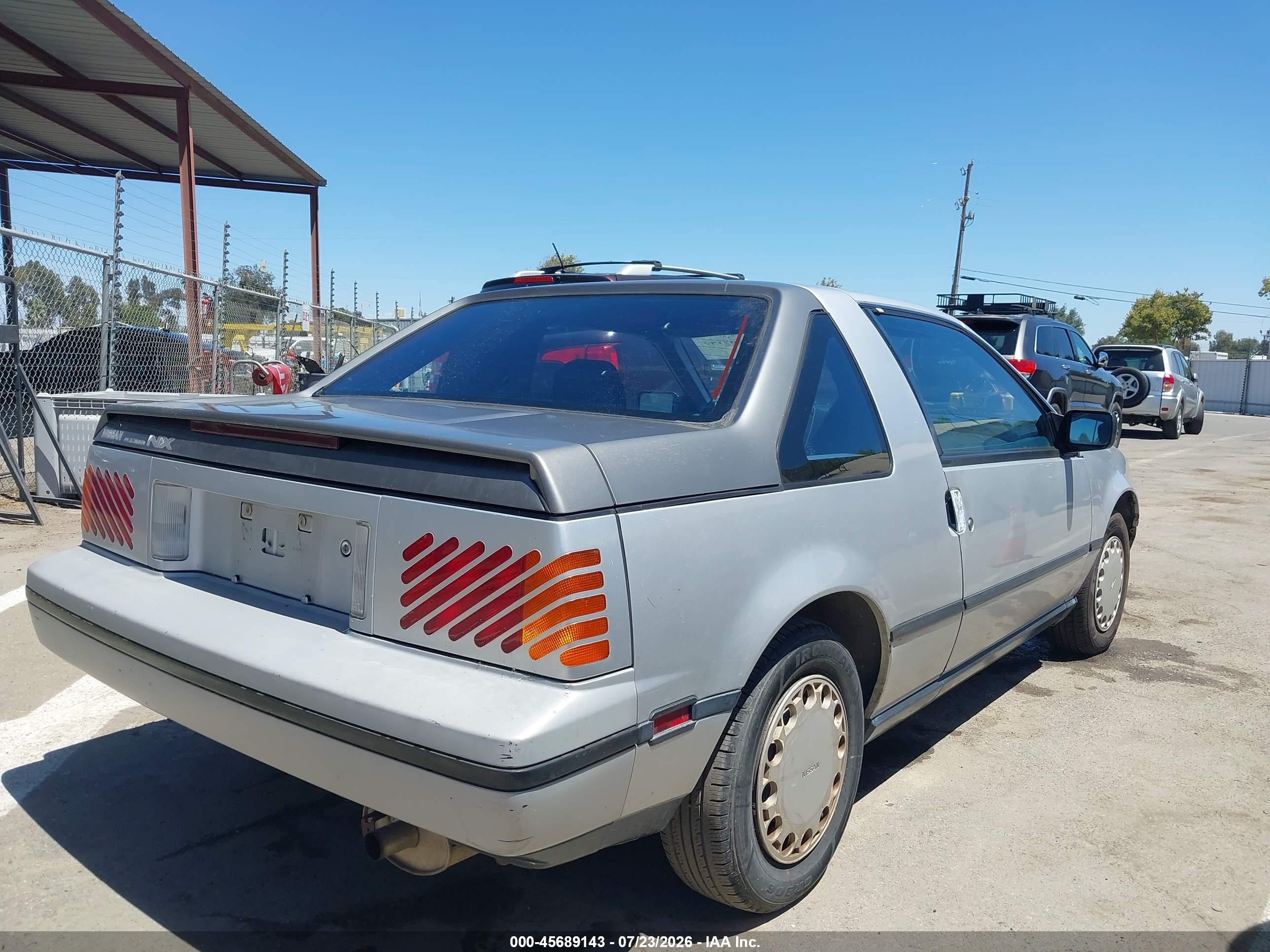 1987 Nissan Pulsar Nx Xe Silver vin: JN1PN34S6HM016269