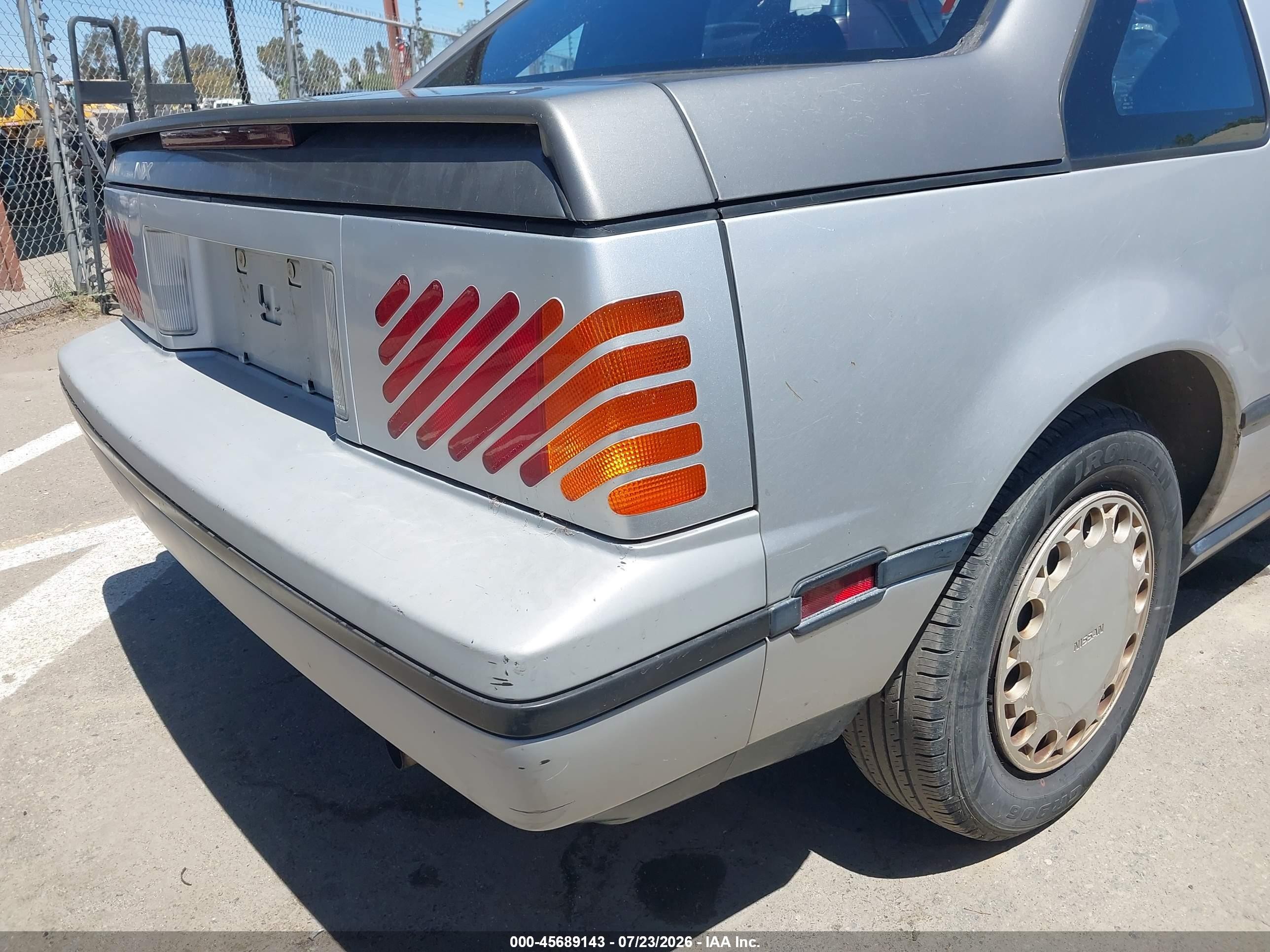 1987 Nissan Pulsar Nx Xe Silver vin: JN1PN34S6HM016269