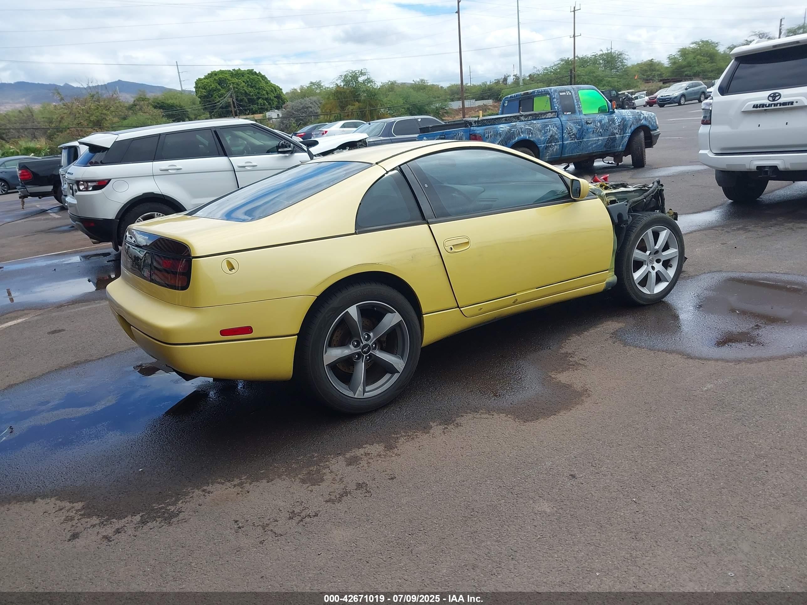 1990 Nissan 300zx   Желтый vin: JN1RZ24A4LX008838