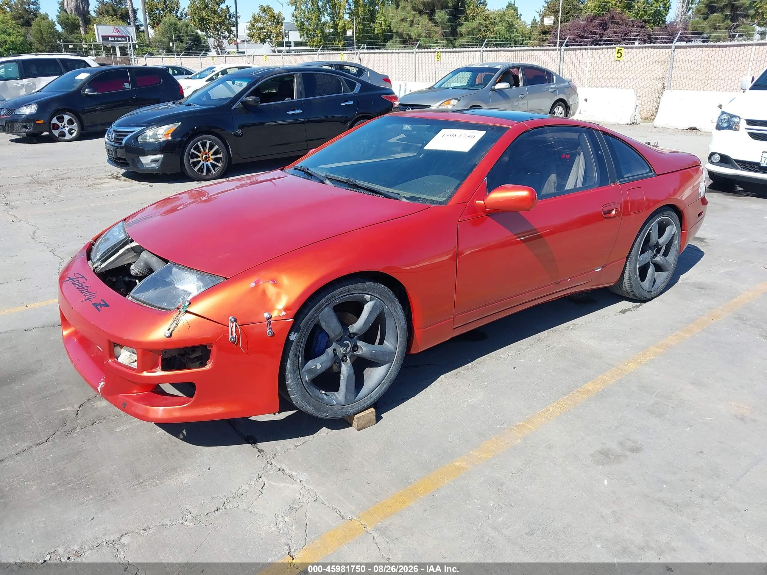 1991 Nissan 300zx   Оранжевый vin: JN1RZ24AXMX050352