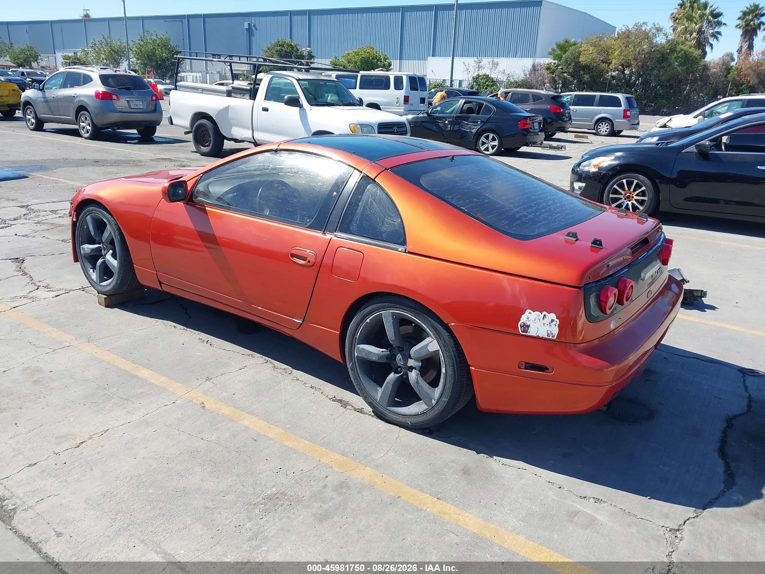 1991 Nissan 300zx   Оранжевый vin: JN1RZ24AXMX050352