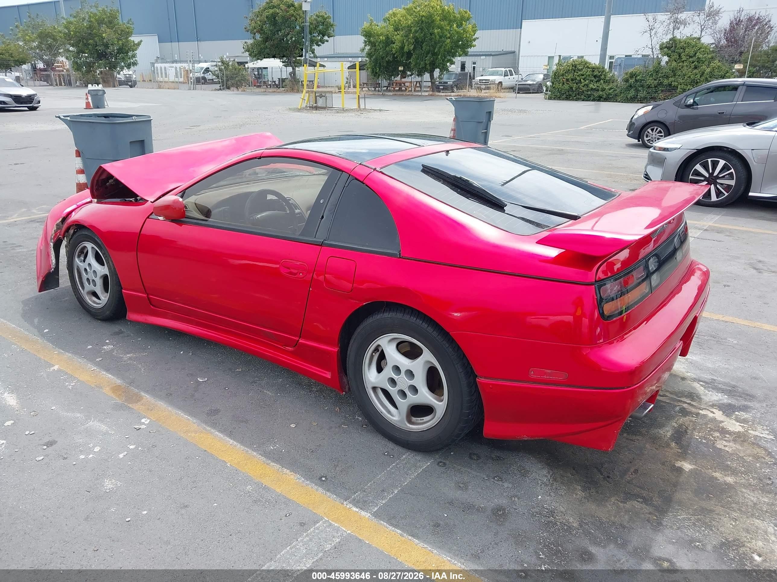 1991 Nissan 300zx   Темно-бордовый vin: JN1RZ24H8MX500397