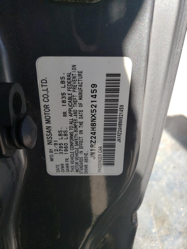 1992 Nissan 300zx Gray vin: JN1RZ24H8NX521459