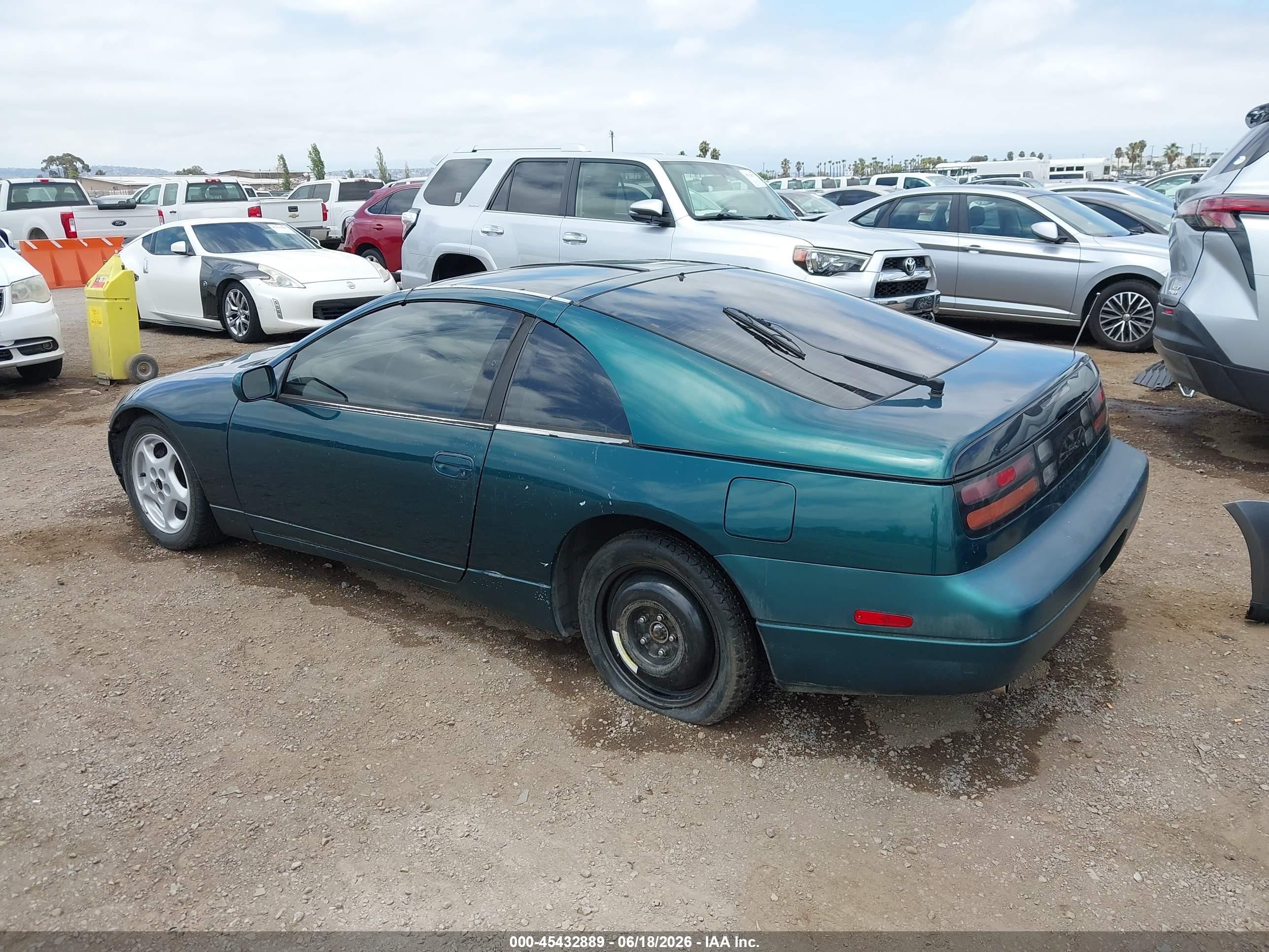 1996 Nissan 300zx 2+2 Green vin: JN1RZ26D3TX590700